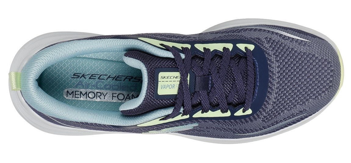 Skechers Sneakers VAPOR FOAM-SMOOTH RIDE , trainingsschoen, veterschoen in vegan uitvoering