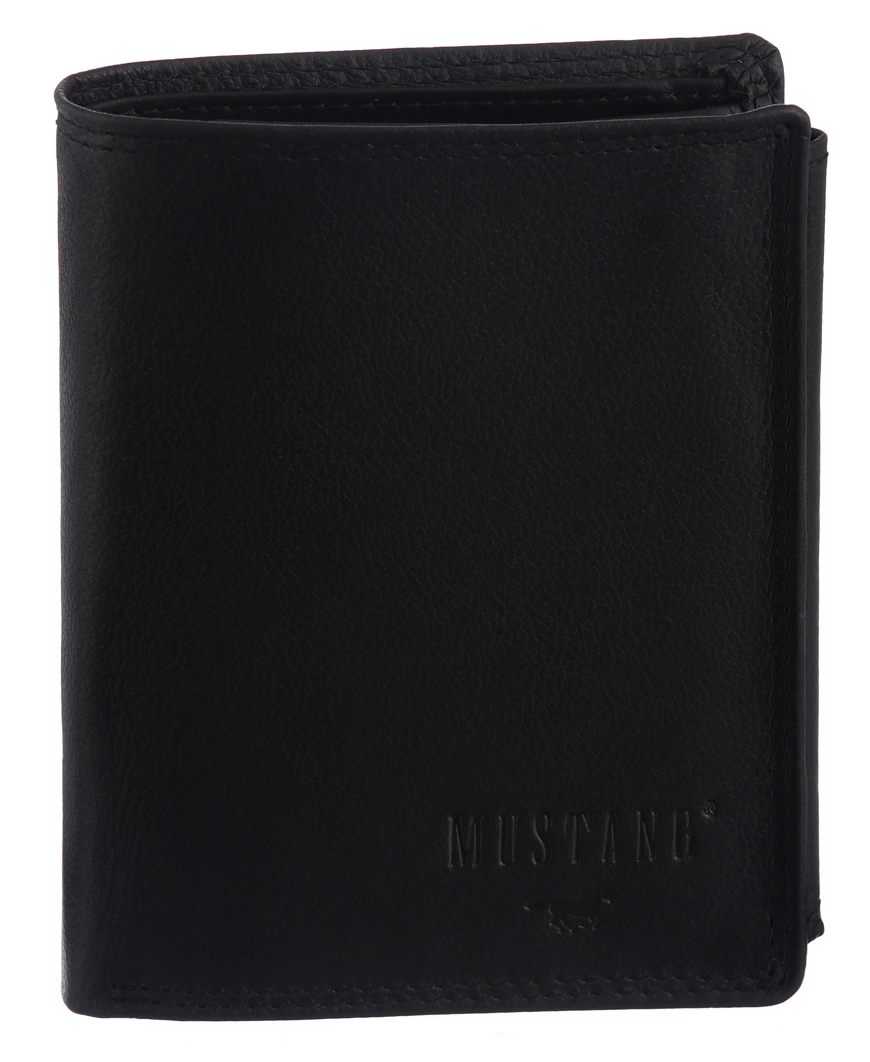 MUSTANG Portemonnee UDINE Portemonnee, geldbeugel, tas, geldtas met RFID-bescherming unisex portemonnees zwart