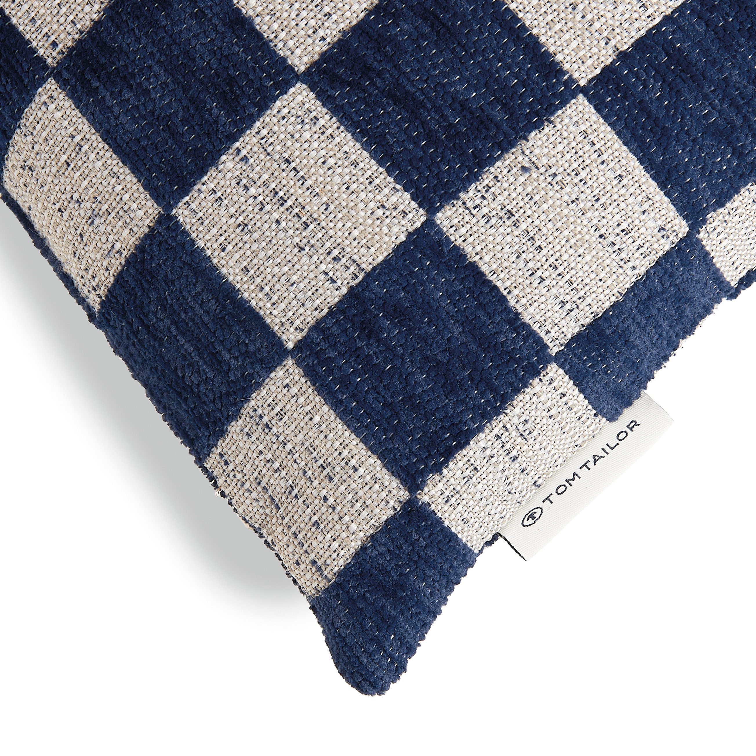 TOM TAILOR HOME Kussenhoes Checkerbox (1 stuk)