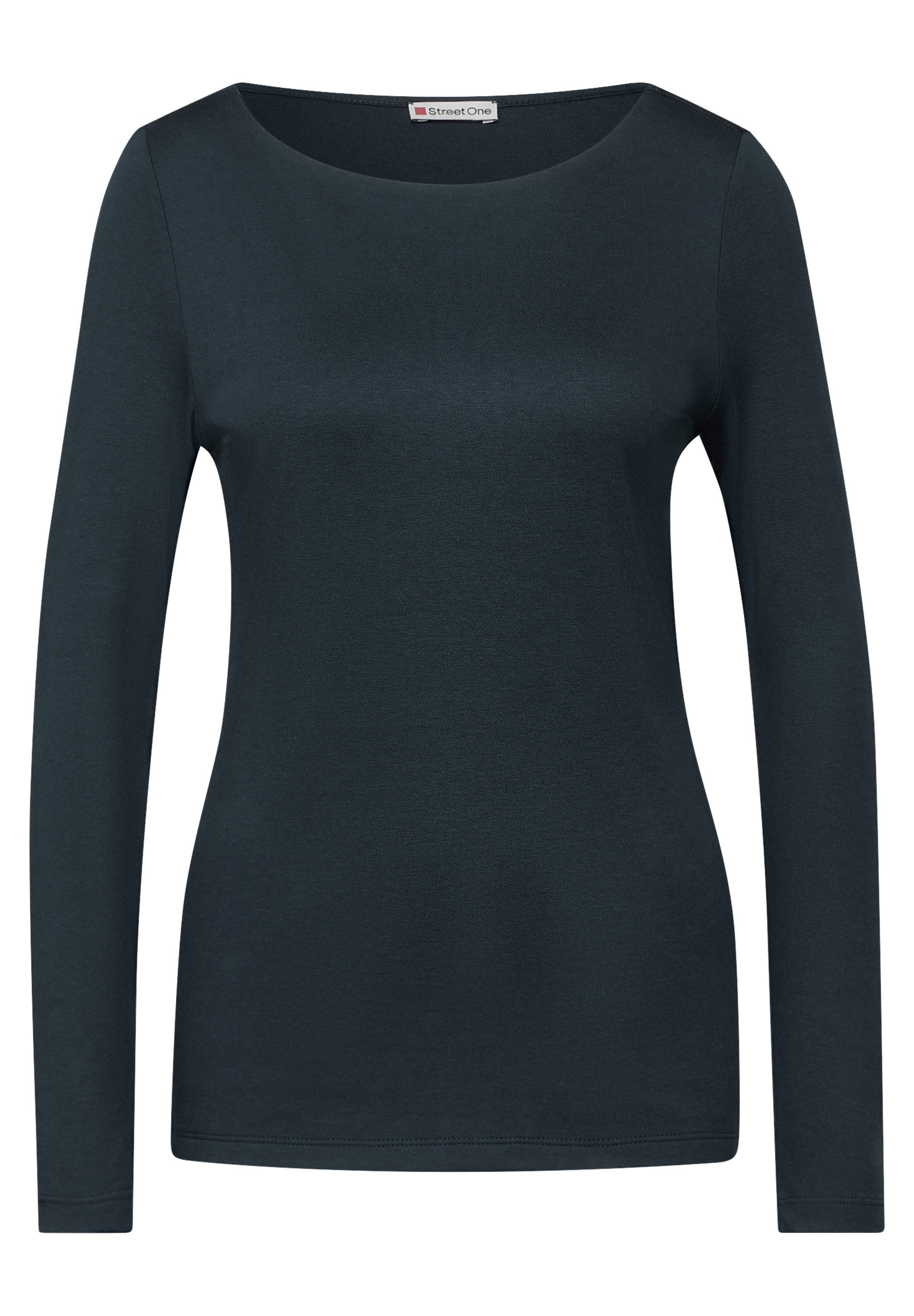 STREET ONE Shirt met lange mouwen Style Lanea met boothals