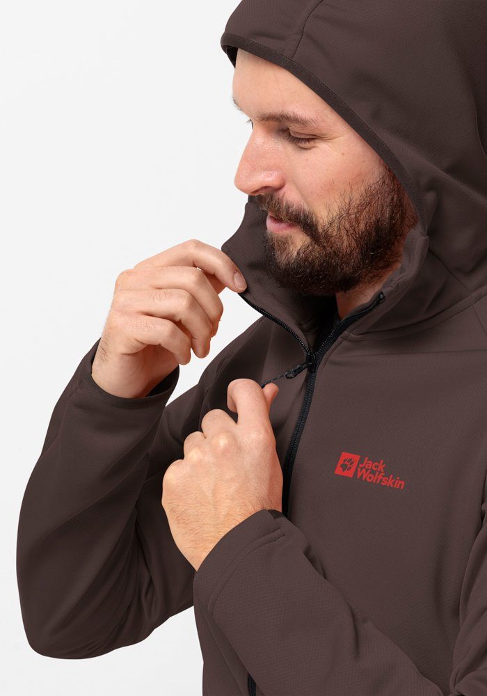 Jack Wolfskin Fleecejack ALPGRAT HOODED FZ M