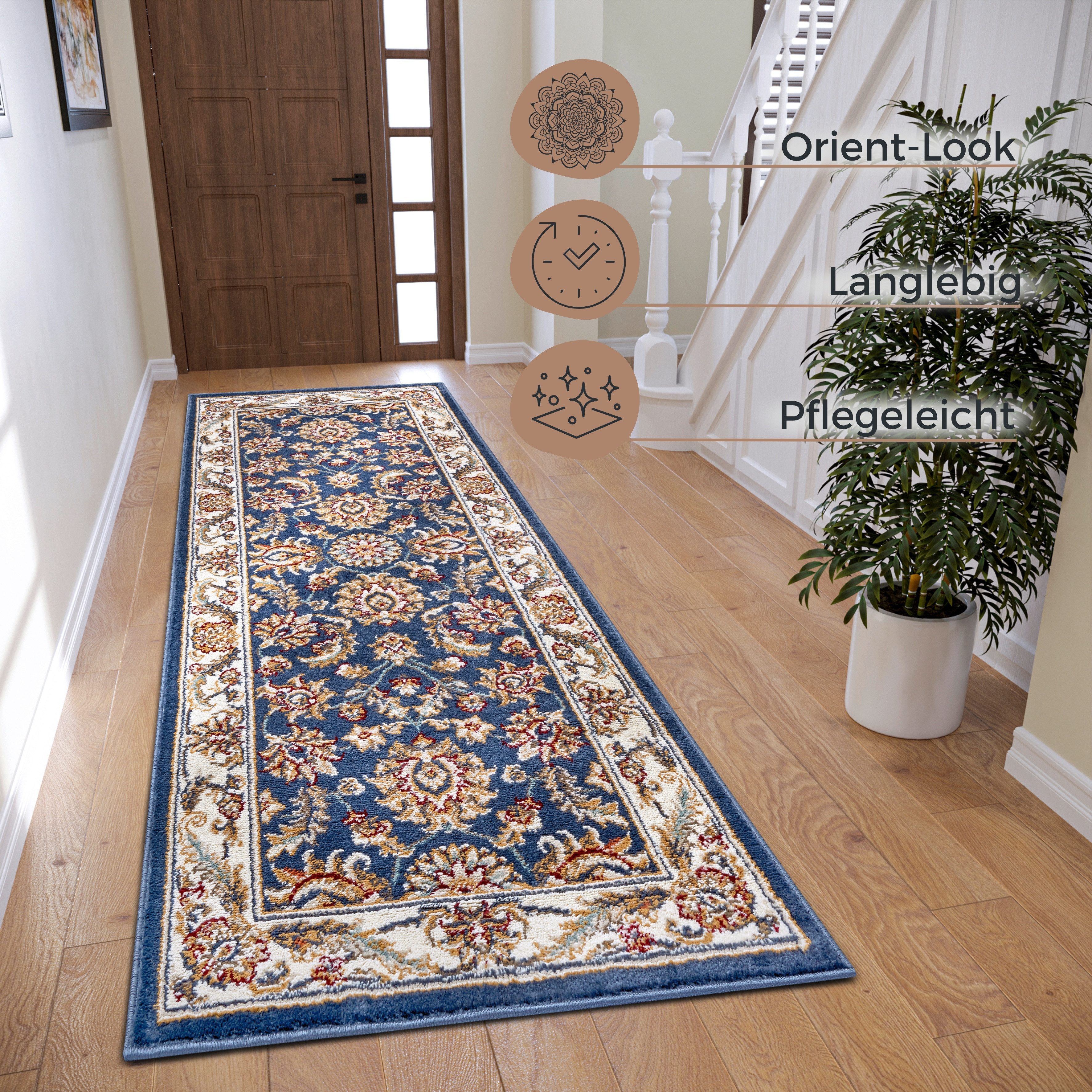 HANSE Home Vloerkleed RENI Loper, oosters, kortpolig, woonkamer, slaapkamer, eetkamer