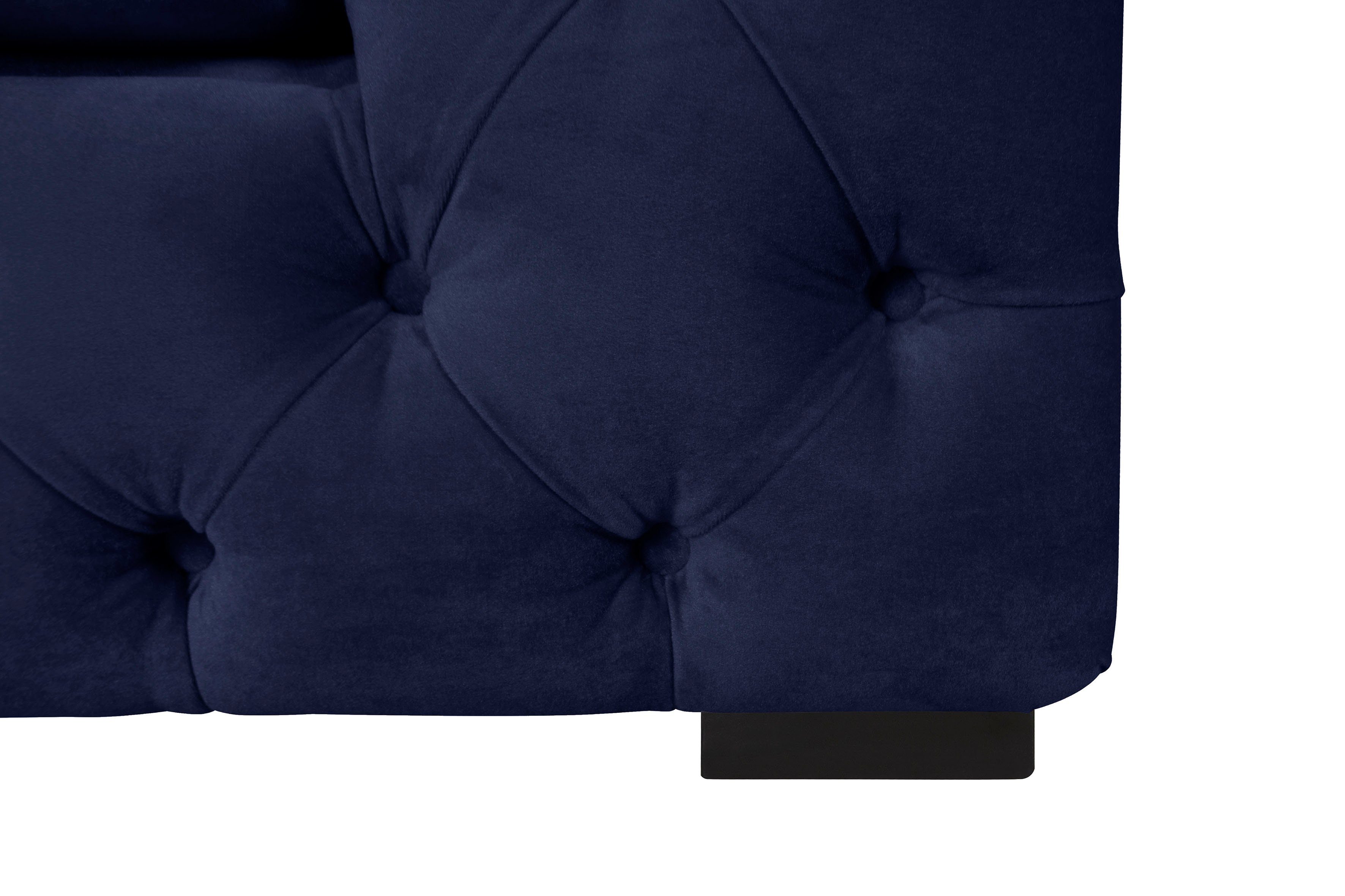 Guido Maria Kretschmer Home&Living Chesterfield-fauteuil Kalina stoel klassieke chesterfield knoopdetails, zeer hoogwaardige afwerking