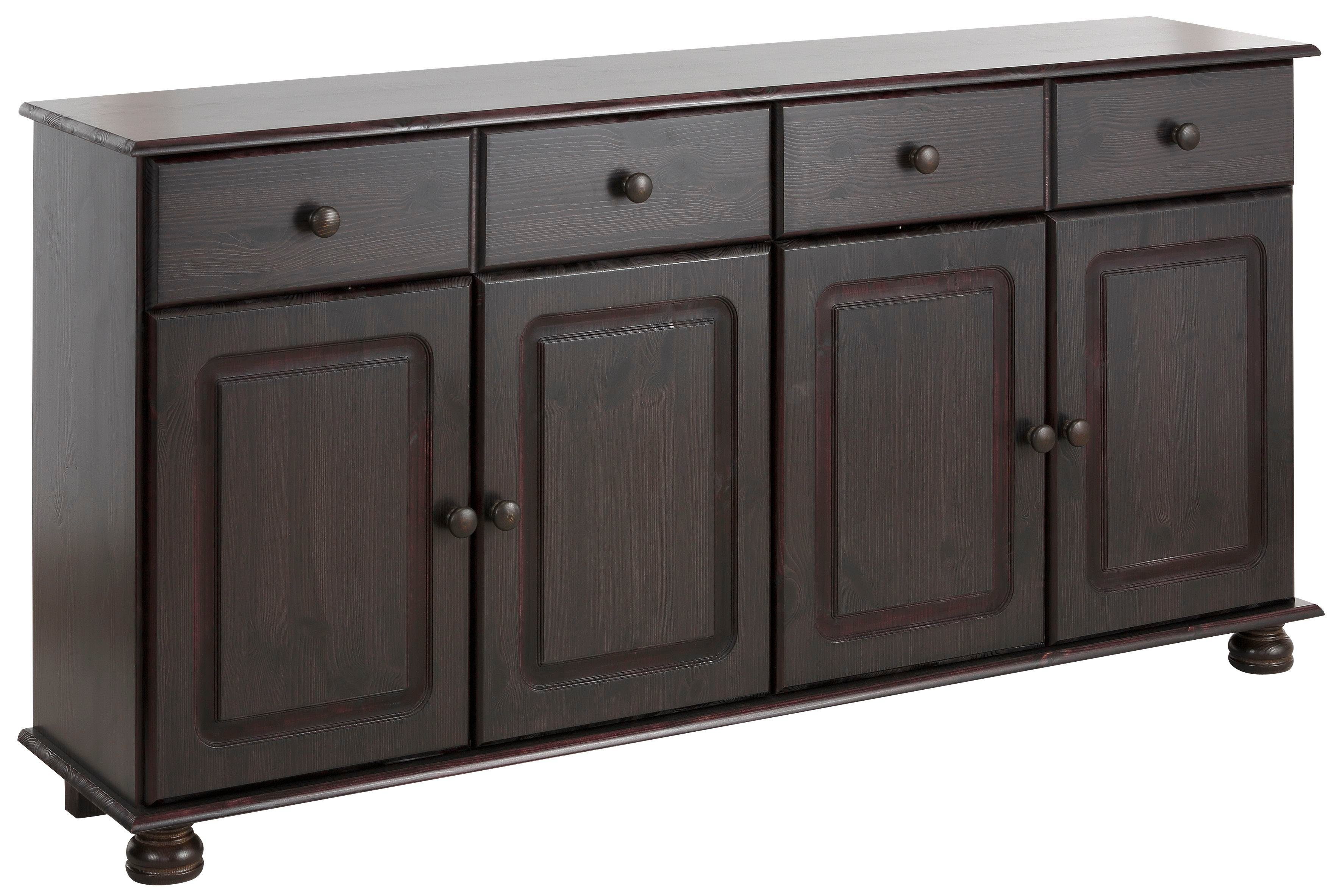 Home affaire Dressoir Mette Commode van massief dennenhout, breedte 156 cm