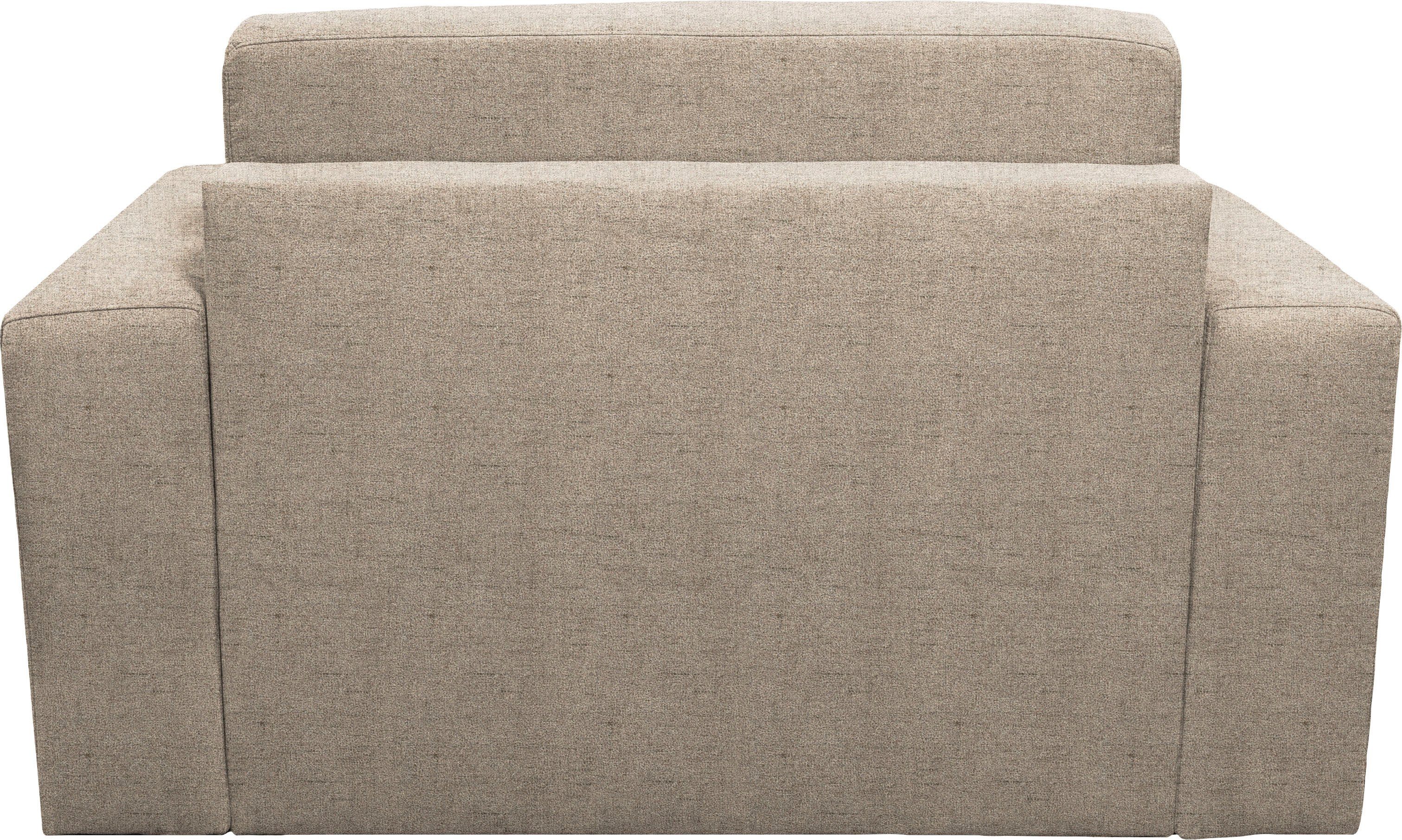 Home affaire Fauteuil Roma matras hoogte 140 cm Bedfunctie, met vering, Afmeting liggend ca. 83x198 cm