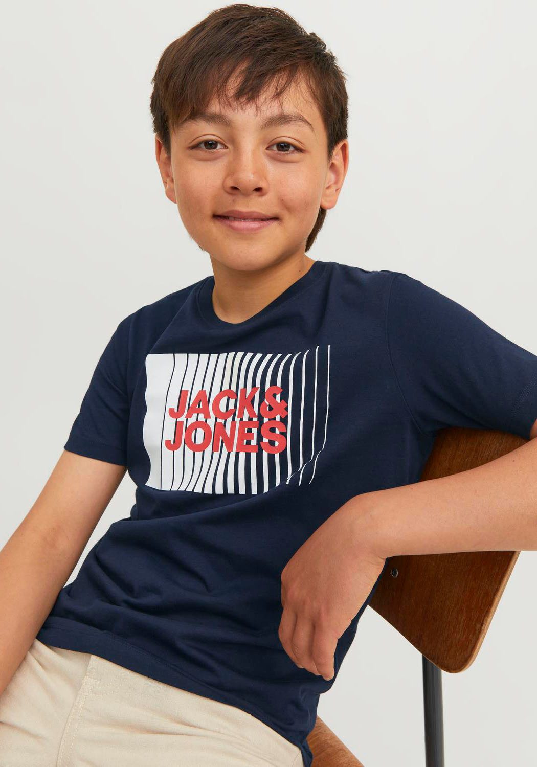 Jack & Jones Junior Shirt met korte mouwen JJECORP LOGO TEE PLAY SS O-NECK NOOS JNR