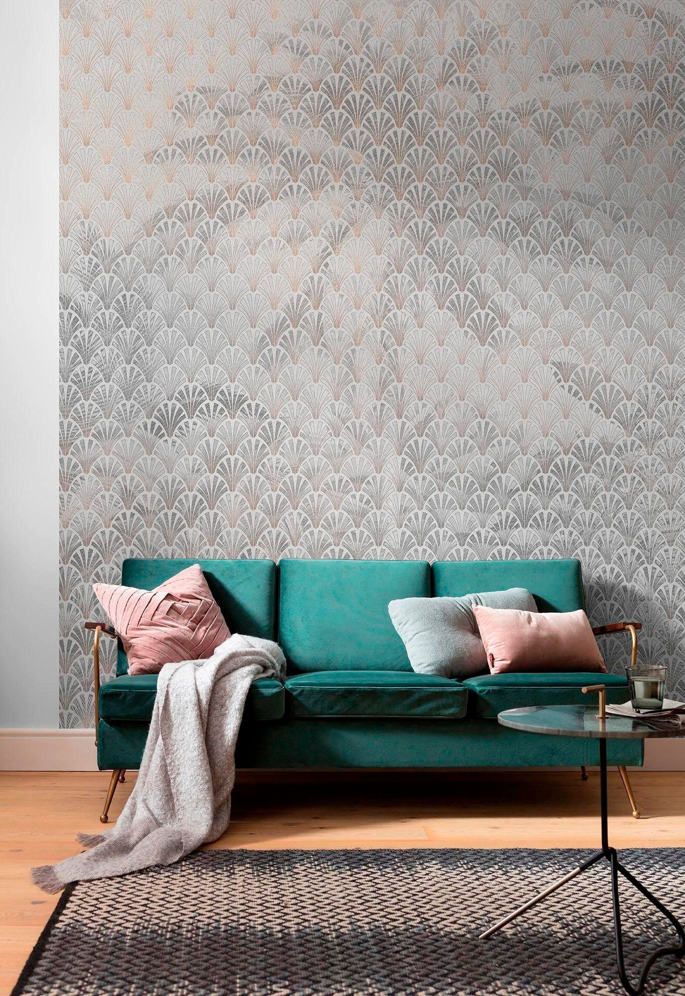 Komar Vliesbehang Digitale print vlies - Veil - Afmeting 200 x 280 cm