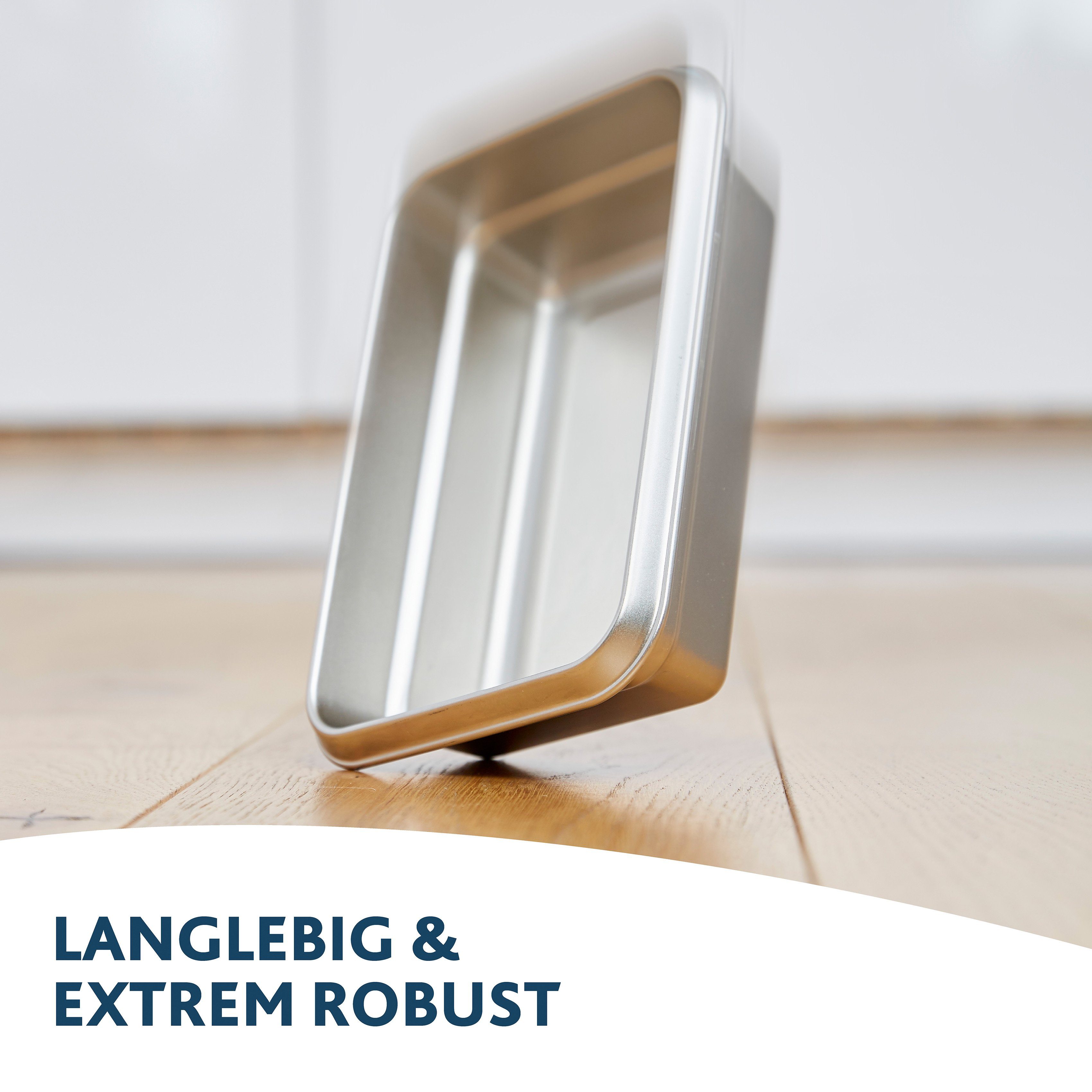 Emsa Vershoudtrommel Clip & Close Roestvrij staal, vorst-, vaatwasser- en ovenbestendig (set, 1-delig)