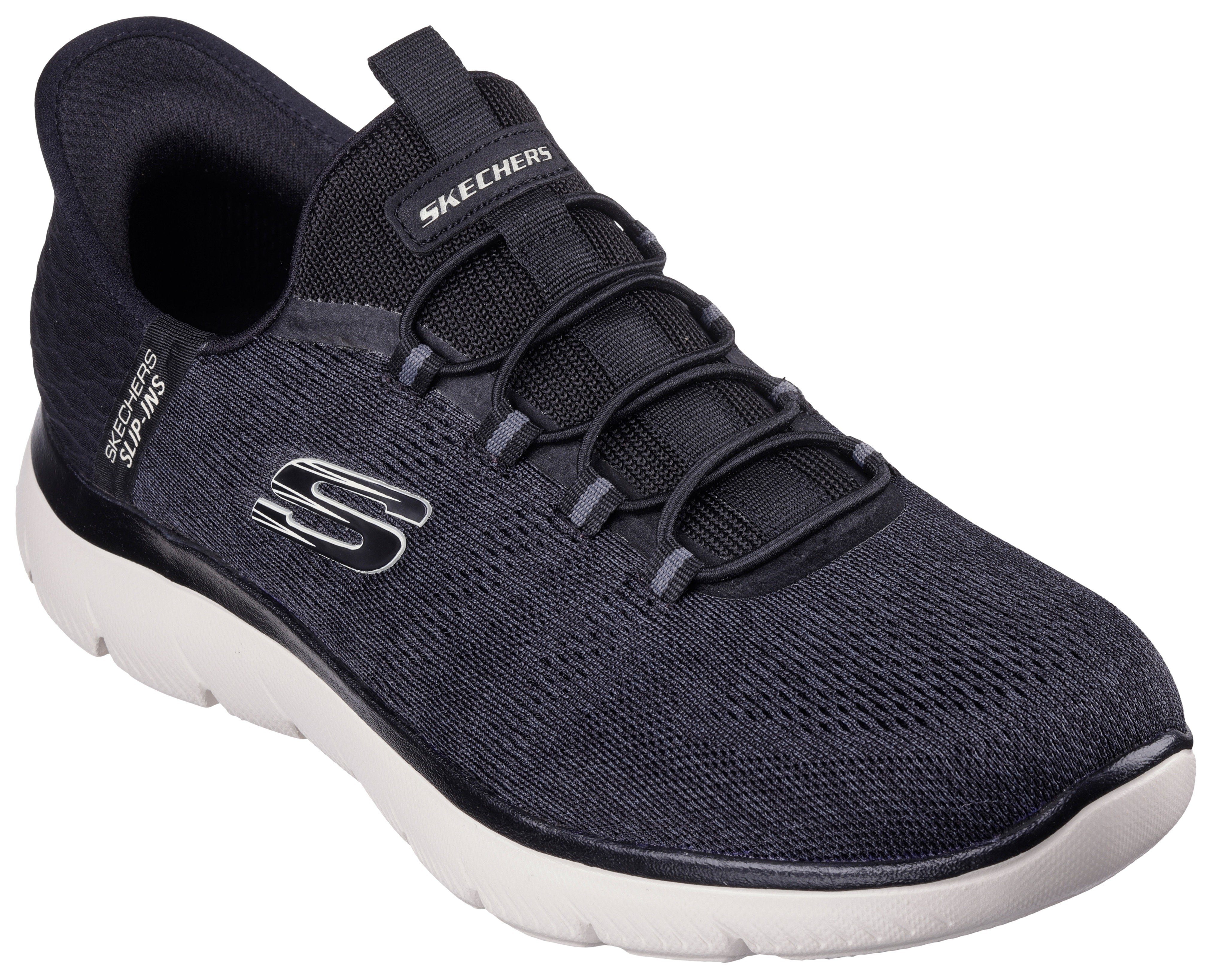 Skechers Slip-on sneakers SUMMITS-KEY PACE Slipper, vrijetijdsschoen, halfschoen in vegan uitvoering