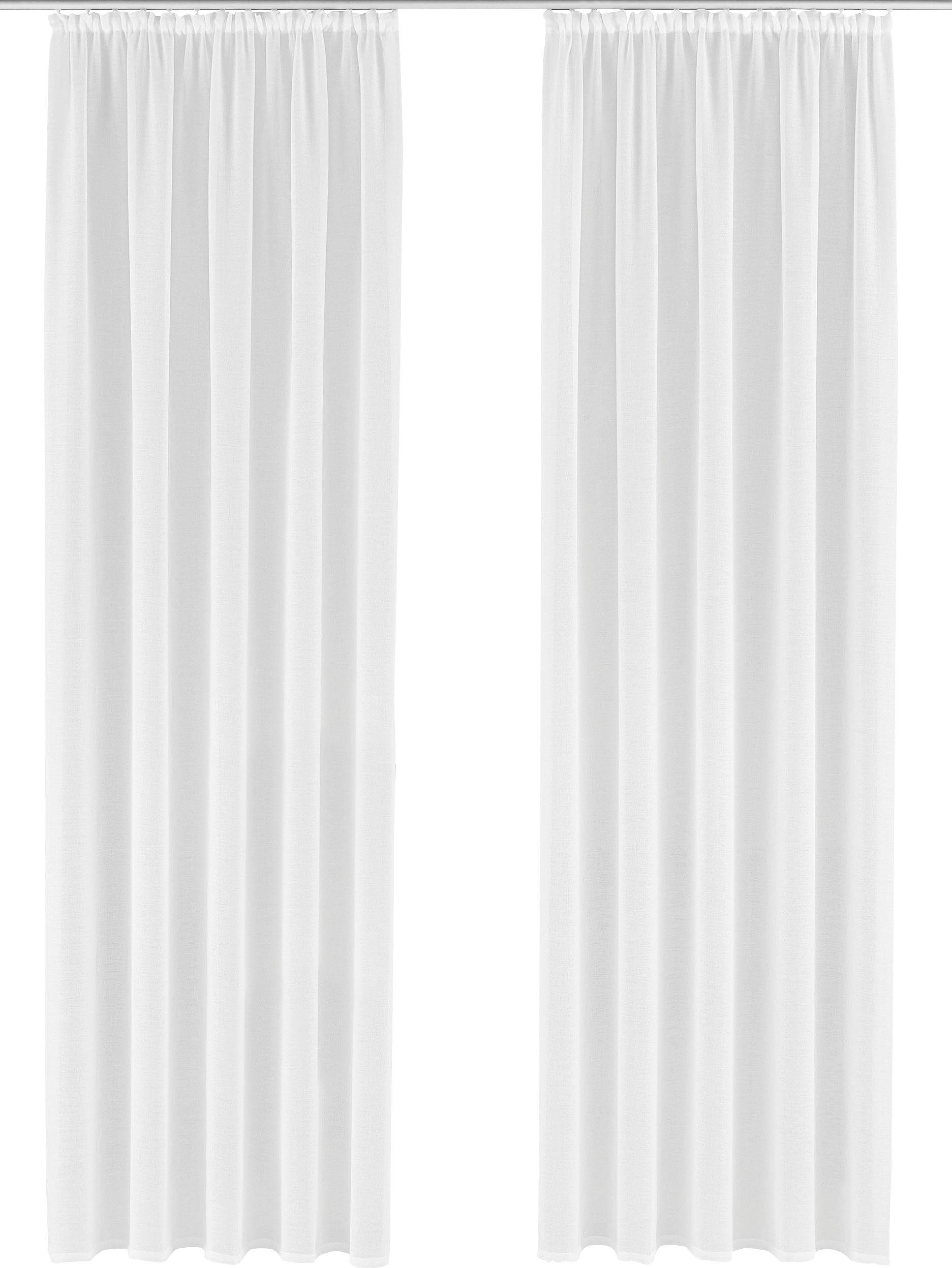 Guido Maria Kretschmer Home&Living Gordijn Tender Linnen look met structuur, monochroom, bestseller (1 stuk)