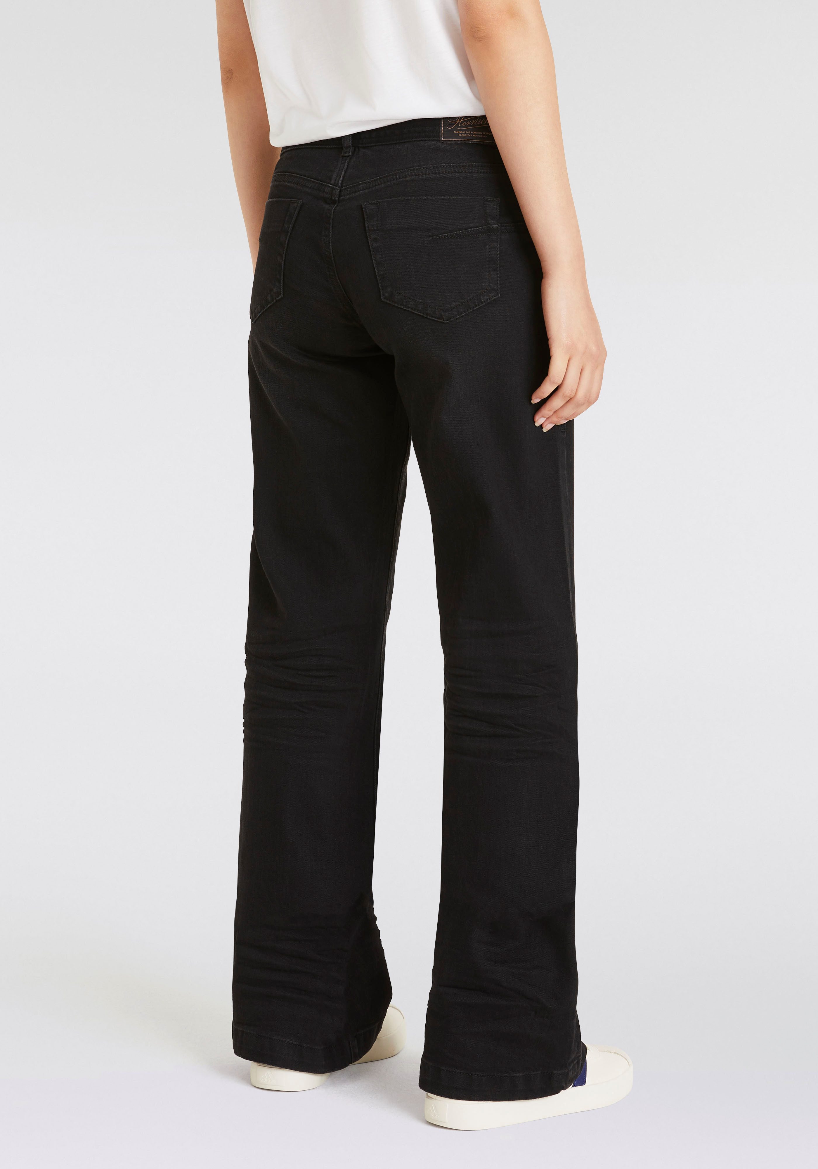Herrlicher Bootcut jeans Edna Recycled Denim Black Stretch