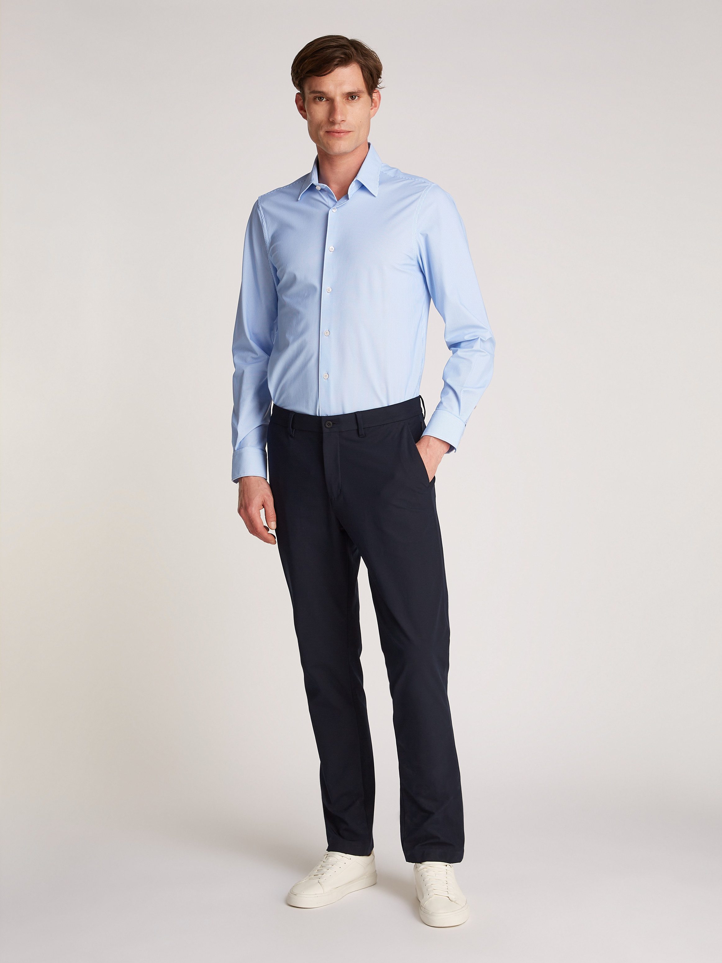 Tommy Hilfiger Chino DENTON KNIT TECH CHINO met vochtafvoerende anti-geur technologie