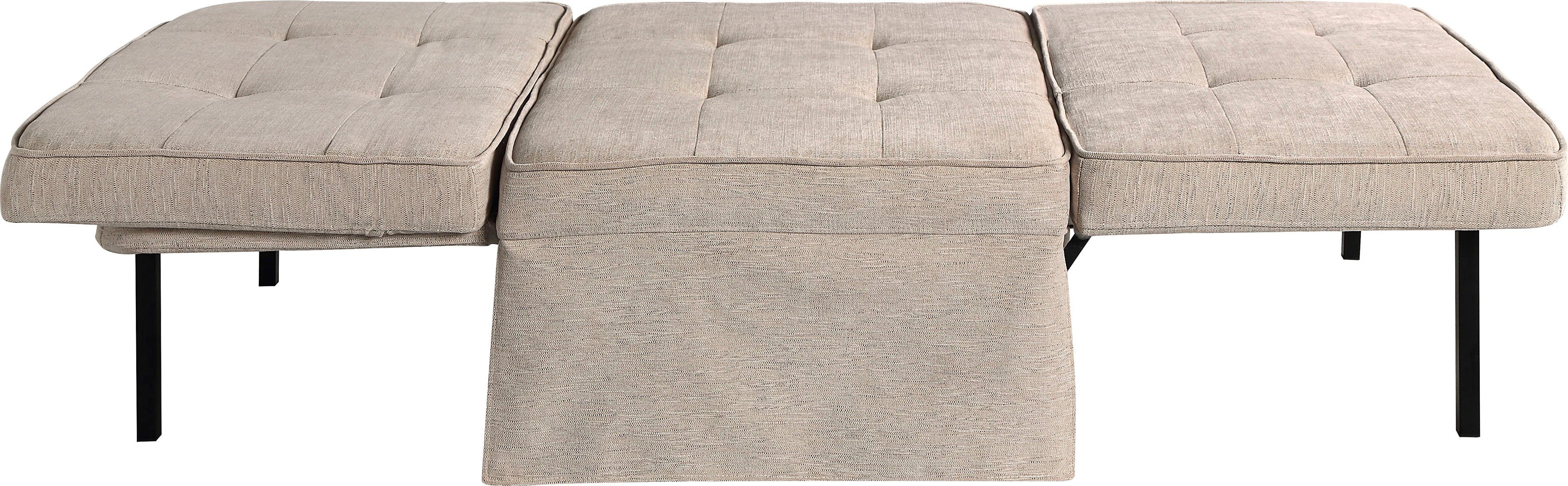 ATLANTIC home collection Slaapbank Finn te veranderen in een loungestoel, relaxfauteuil en logeerbed, incl. kussen