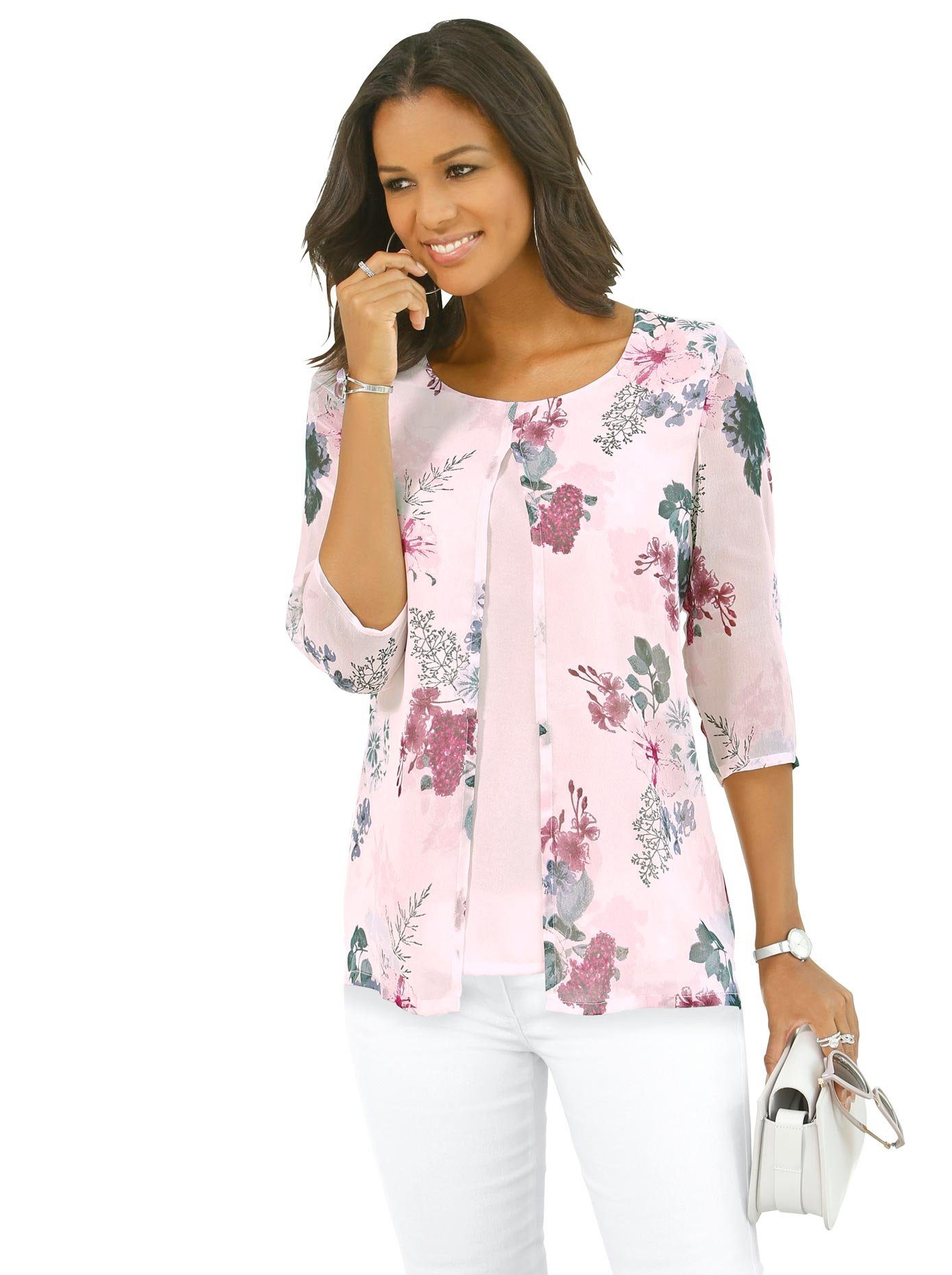 Alessa W. Blouse zonder sluiting