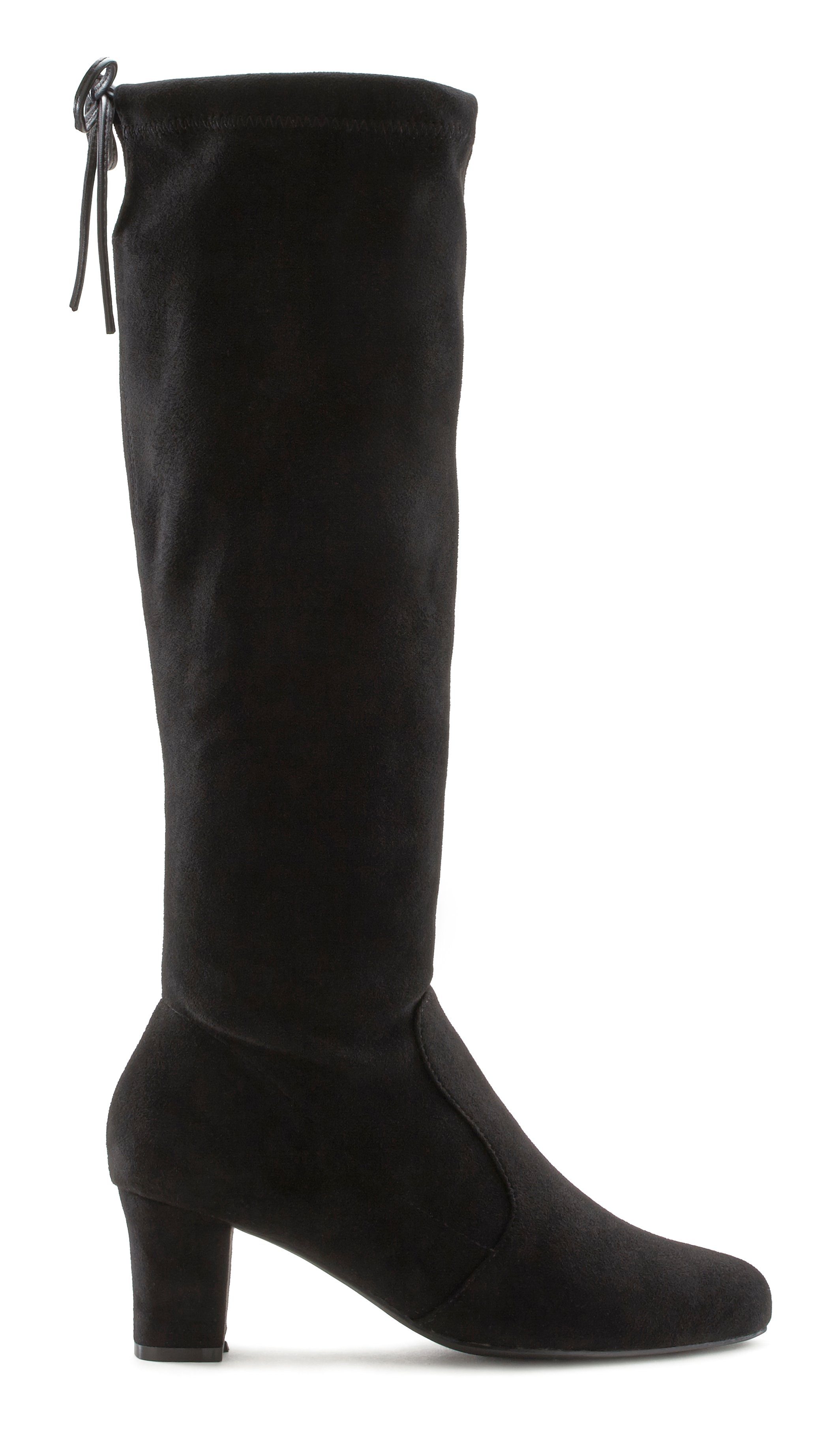Lascana Instaplaarzen Slip-on boots, slouchy boots, slip-on, stretch & blokhak