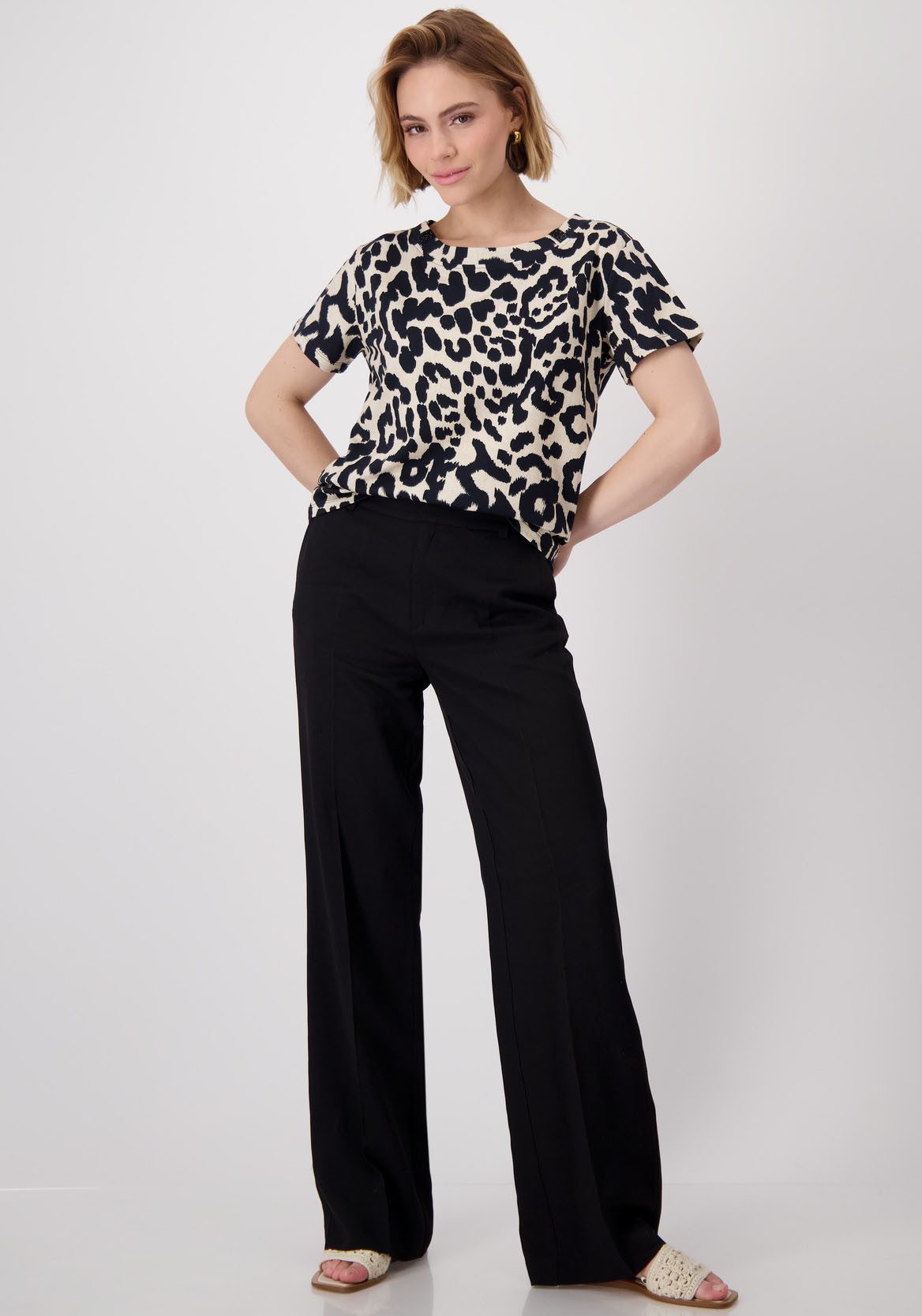 Monari T-shirt Shirt leo allover