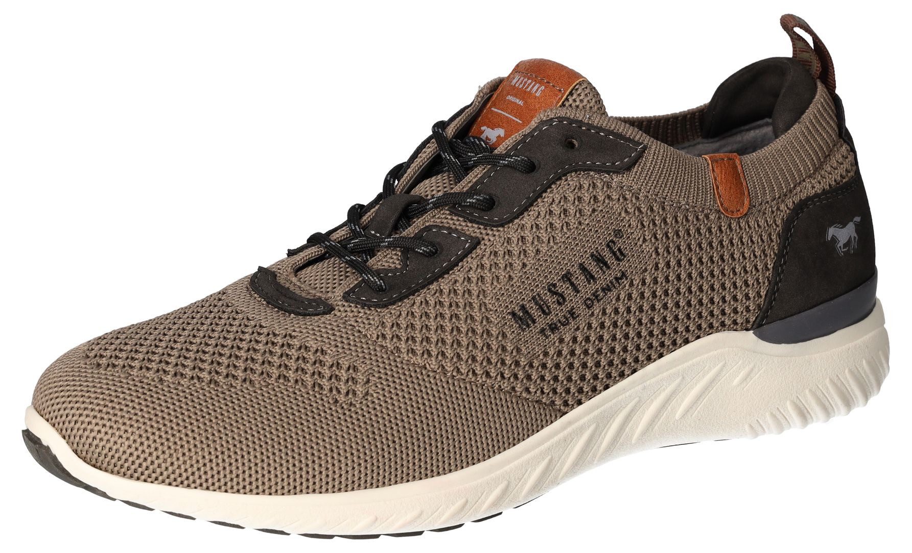 Mustang Shoes Slip-on sneakers heren lage sneakers maat 48 bruin