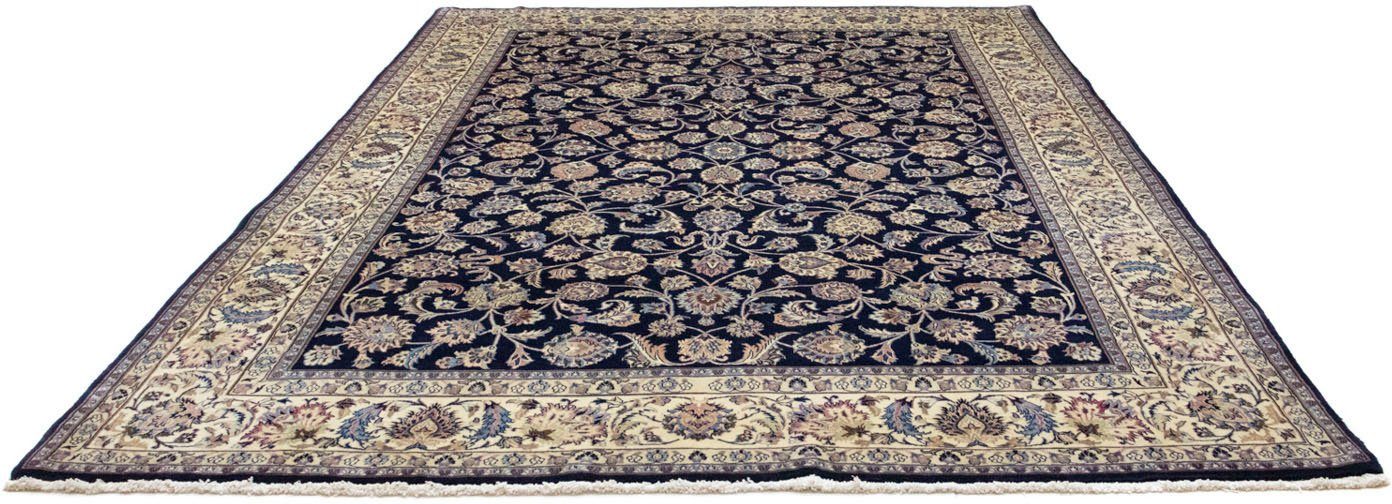 morgenland Wollen kleed Maschad geheel gedessineerd blu scuro 348 x 243 cm Uniek exemplaar met certificaat