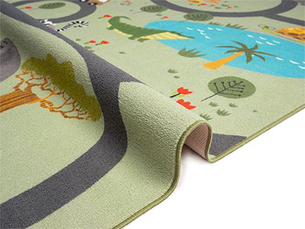 The carpet Vloerkleed Happy Life Life kinderkamer tapijt speelkleed onderhoudsvriendelijk