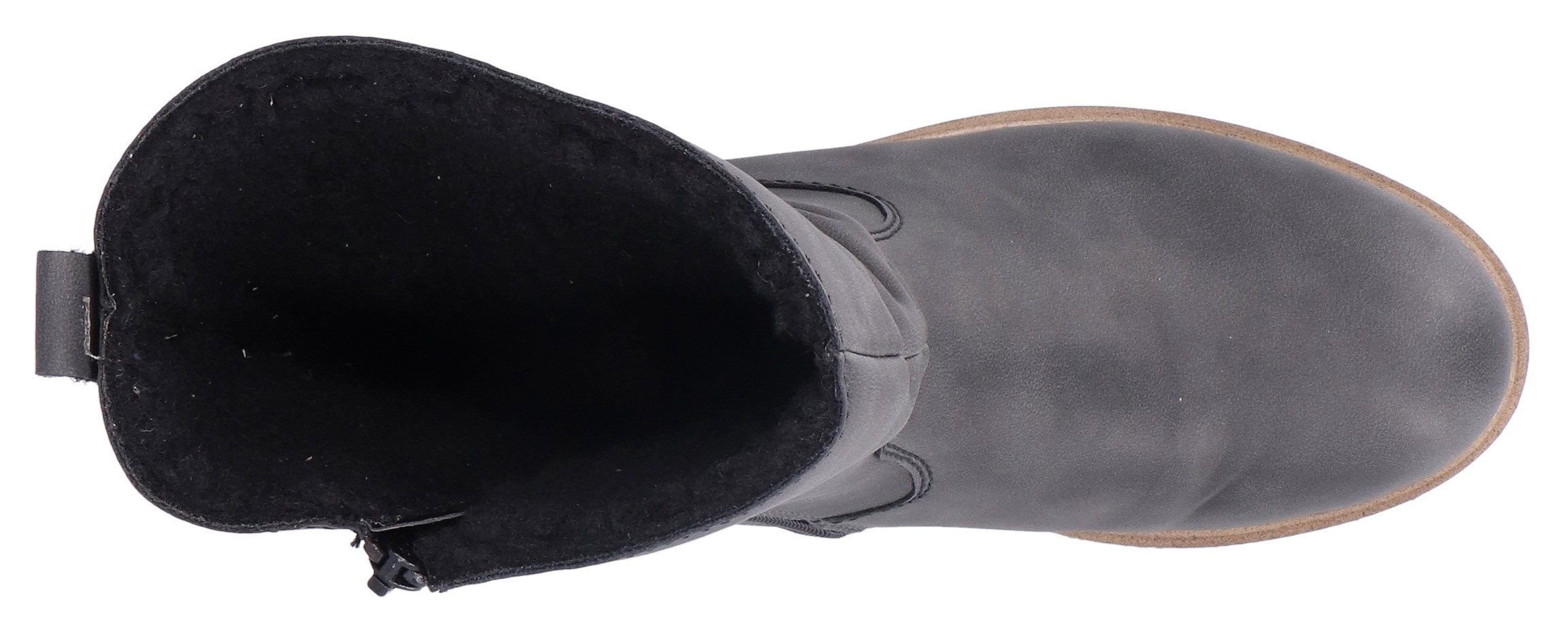 Rieker Winterlaarzen , klassieke laarzen, blokhak, slouchy schacht, met warme voering