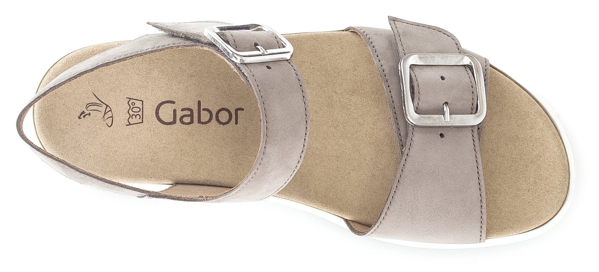 Gabor Sleehaksandaaltjes zomerschoen, sandaal, sleehak, met best fitting-uitrusting