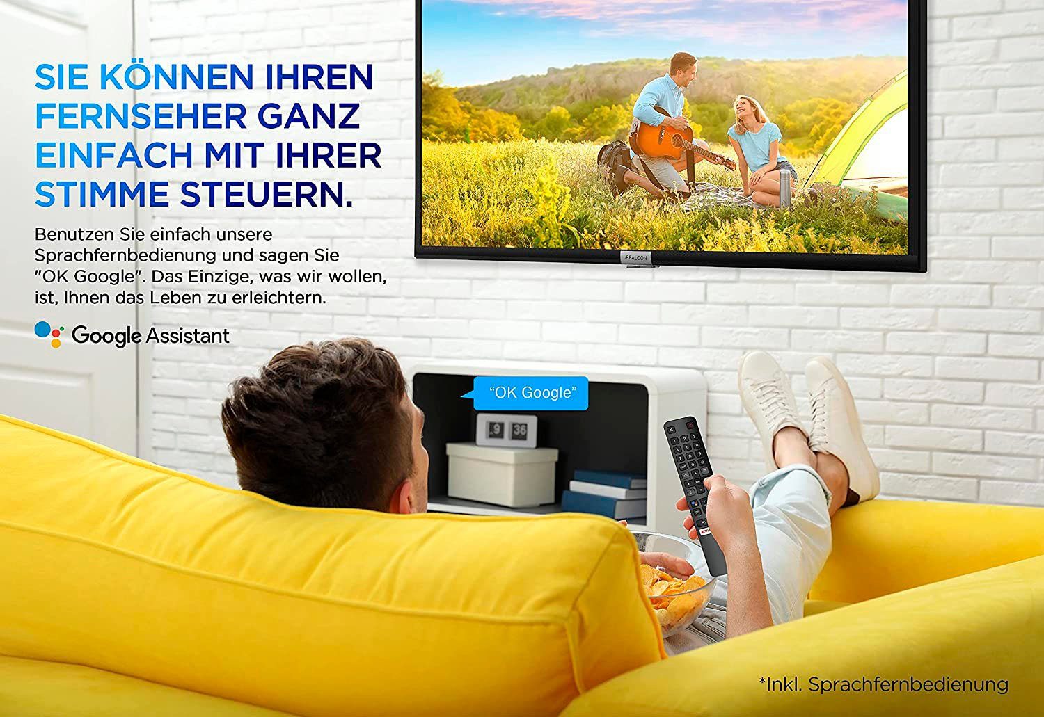 iFFALCON LCD-led-TV 55K610X1, 139,7 cm / 55", 4K Ultra HD, Android TV - Smart TV
