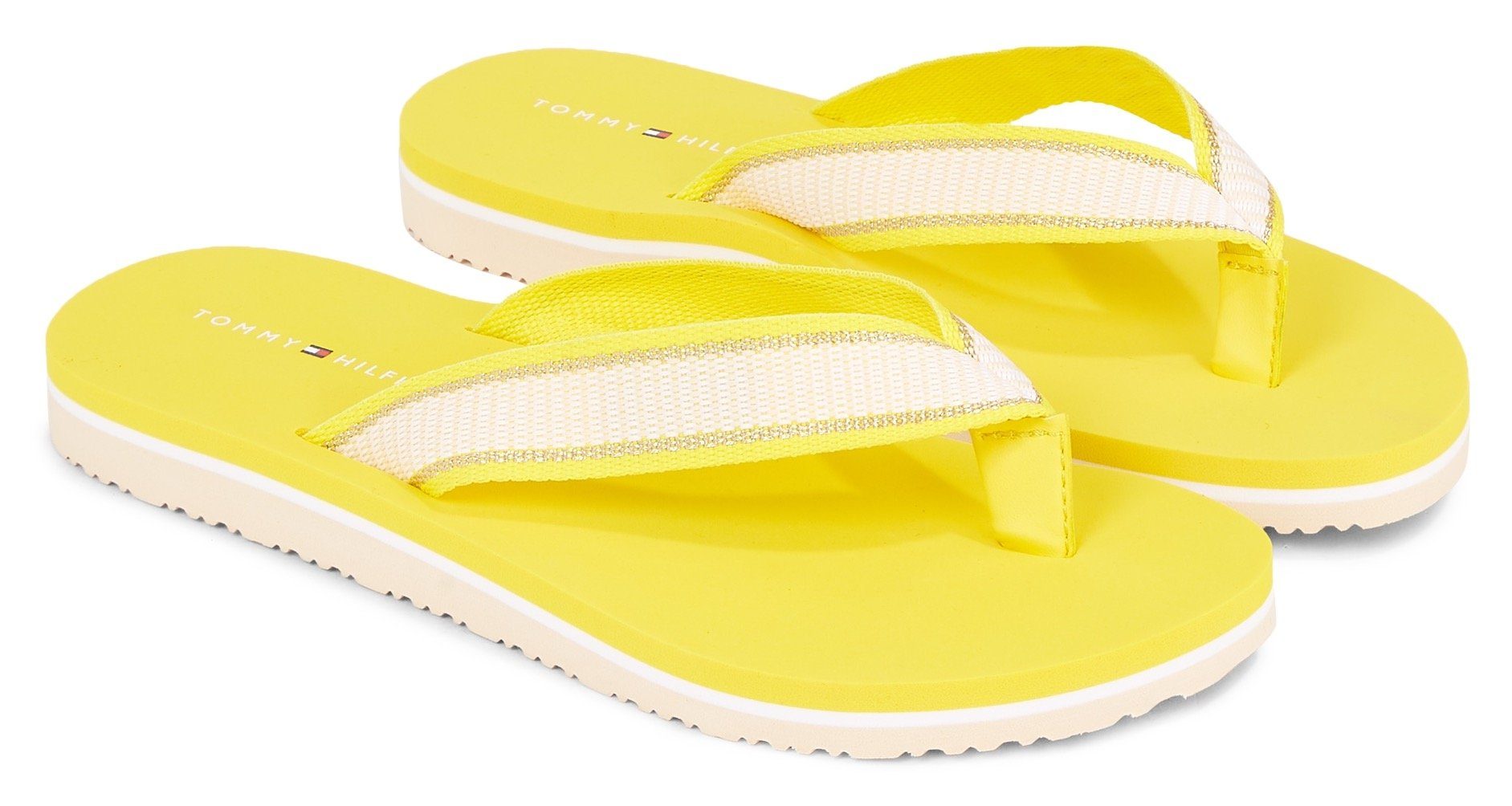 Tommy Hilfiger Teenslippers TH WEBBING FLIP FLOP super geschikt voor bad en strand