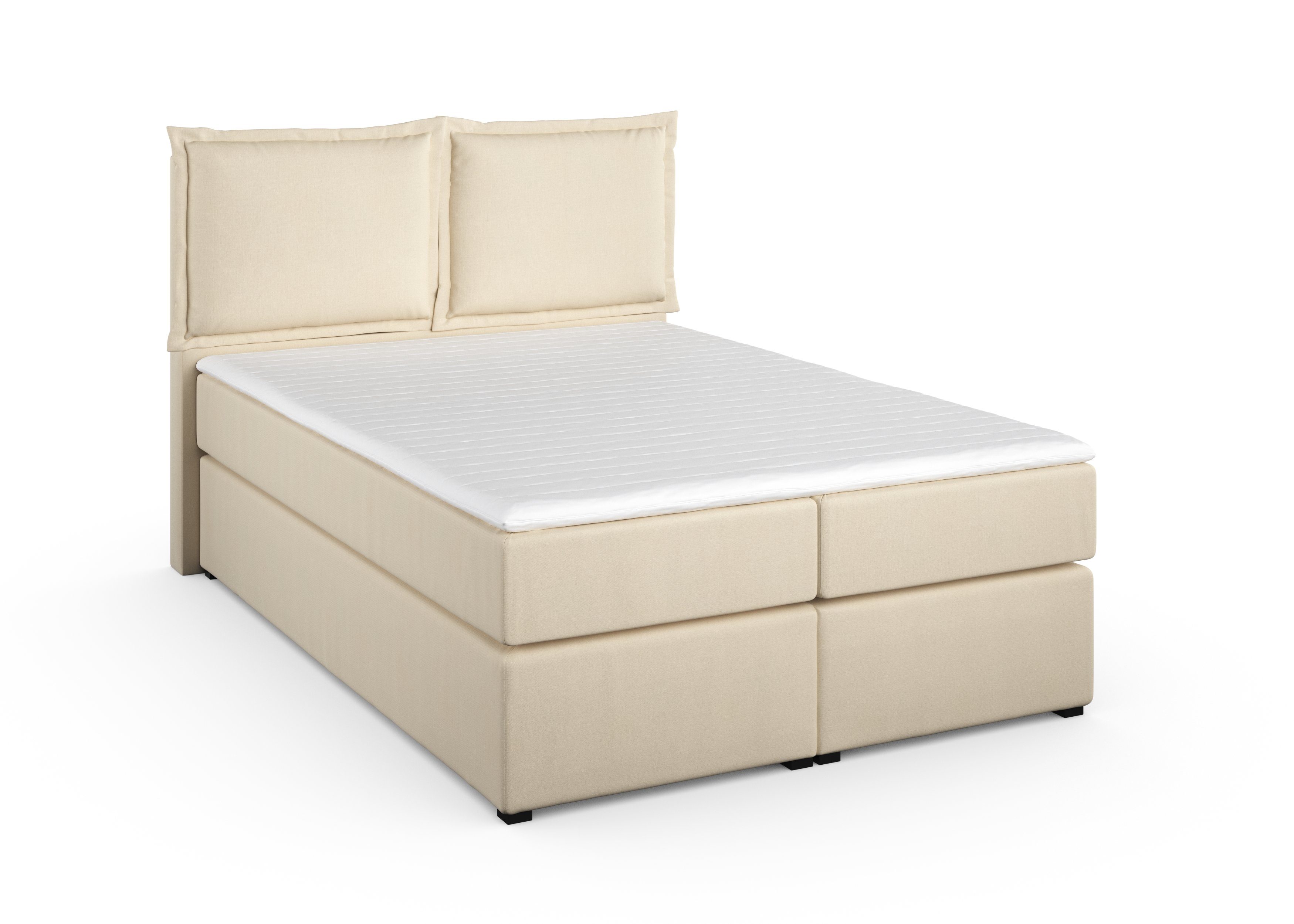 Home affaire Boxspring Lysann 5-voudig verstelbaar hoofdbord, in 4 breedten, 3 matrassoorten