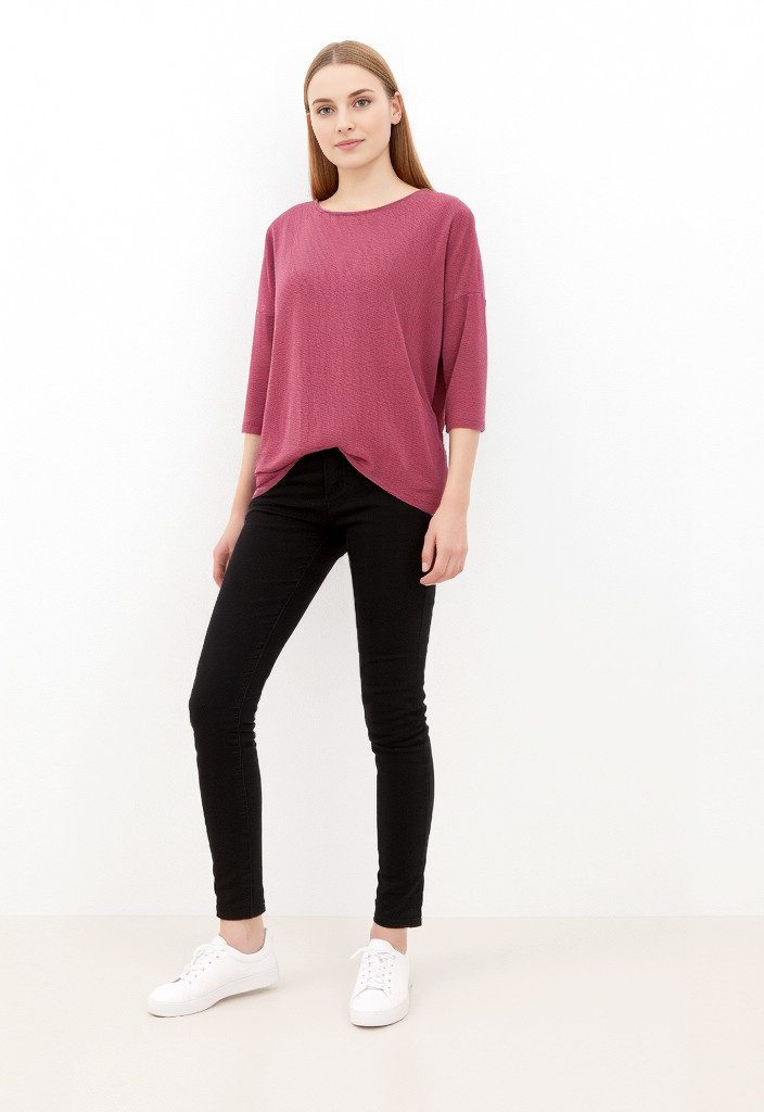 Only Shirt met 3/4 mouwen ONLGLAMOUR 3/4 TOP JRS NOOS