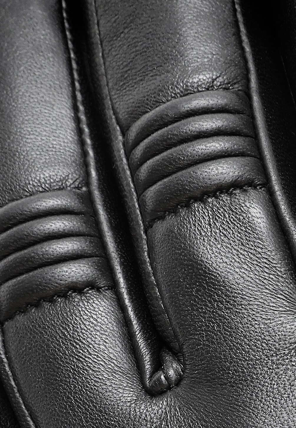 PEARLWOOD Leren handschoenen met stijlvolle decoratieve naden