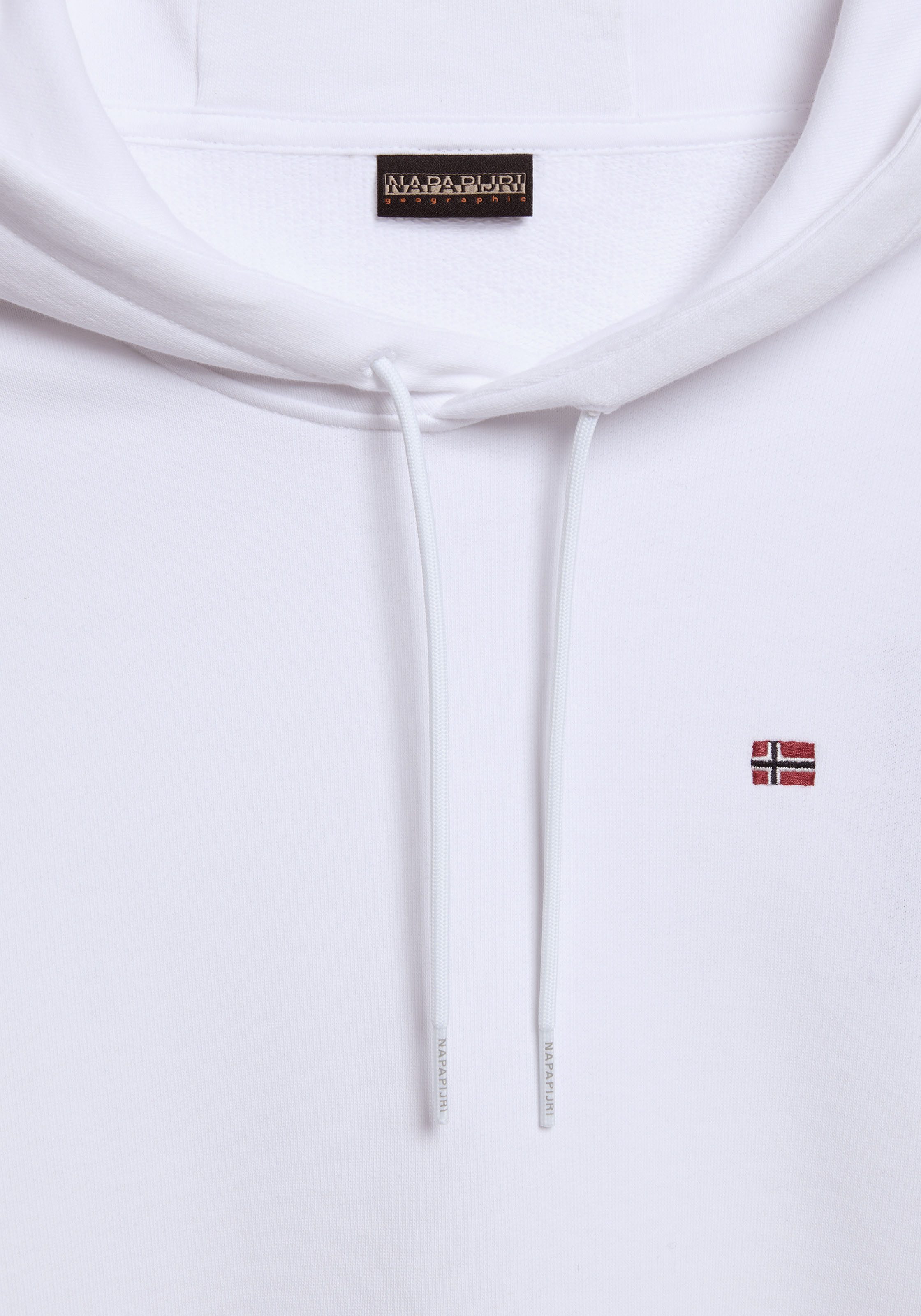 Napapijri Hoodie BALIS H SUM 002 Met merklabel aan de zijkant, met ribboorden aan de zoom en mouwen