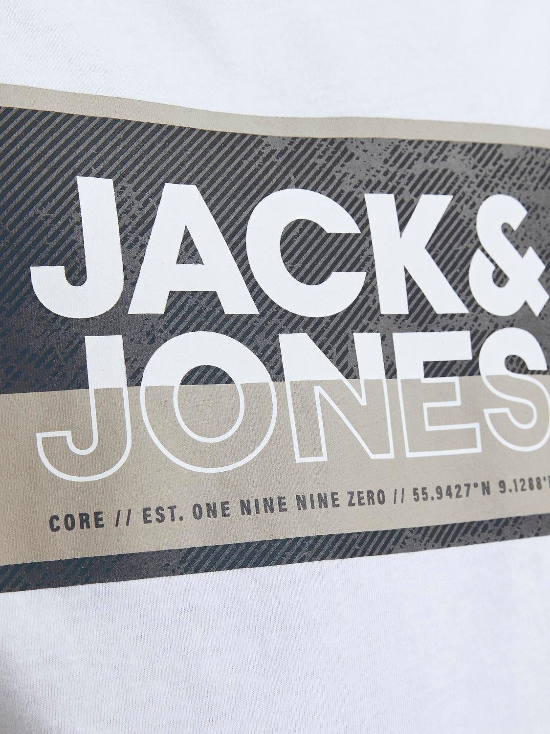 Jack & Jones Junior T-shirt JCOLOGAN SS24/25 TEE SS CREW NECK SS JNR