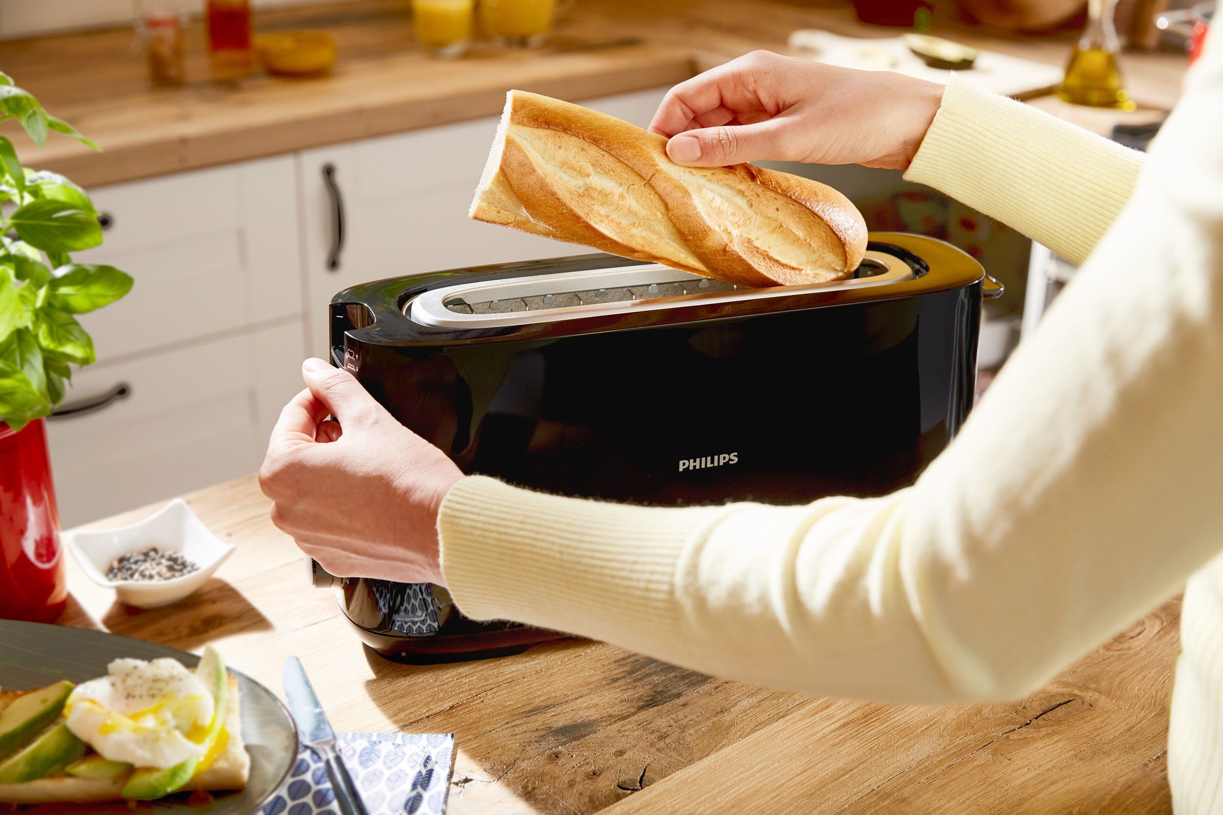 Philips Toaster HD2590/90 met opwarm- en ontdooifunctie