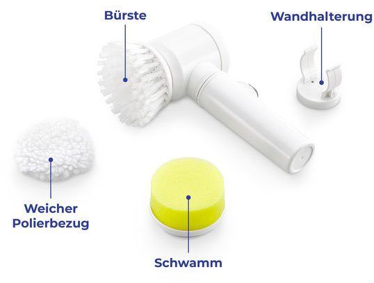 Maximex Reinigingsborstel set 3-in1 (set, 4 stuks)