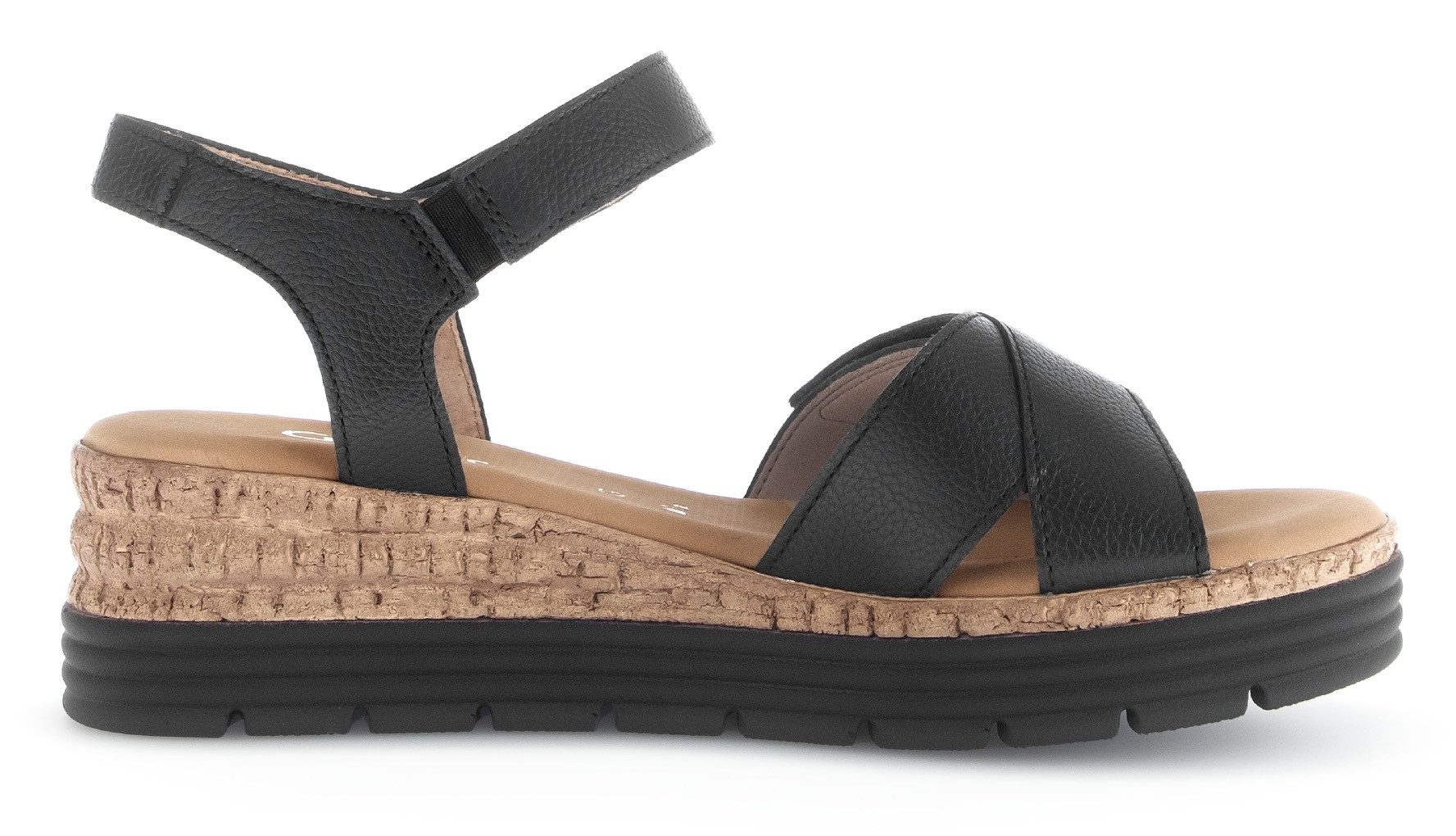 Gabor Sleehaksandaaltjes Genua , riemchensandaal, comfort-schoen, zomerschoen, stretchinzet, breedte g