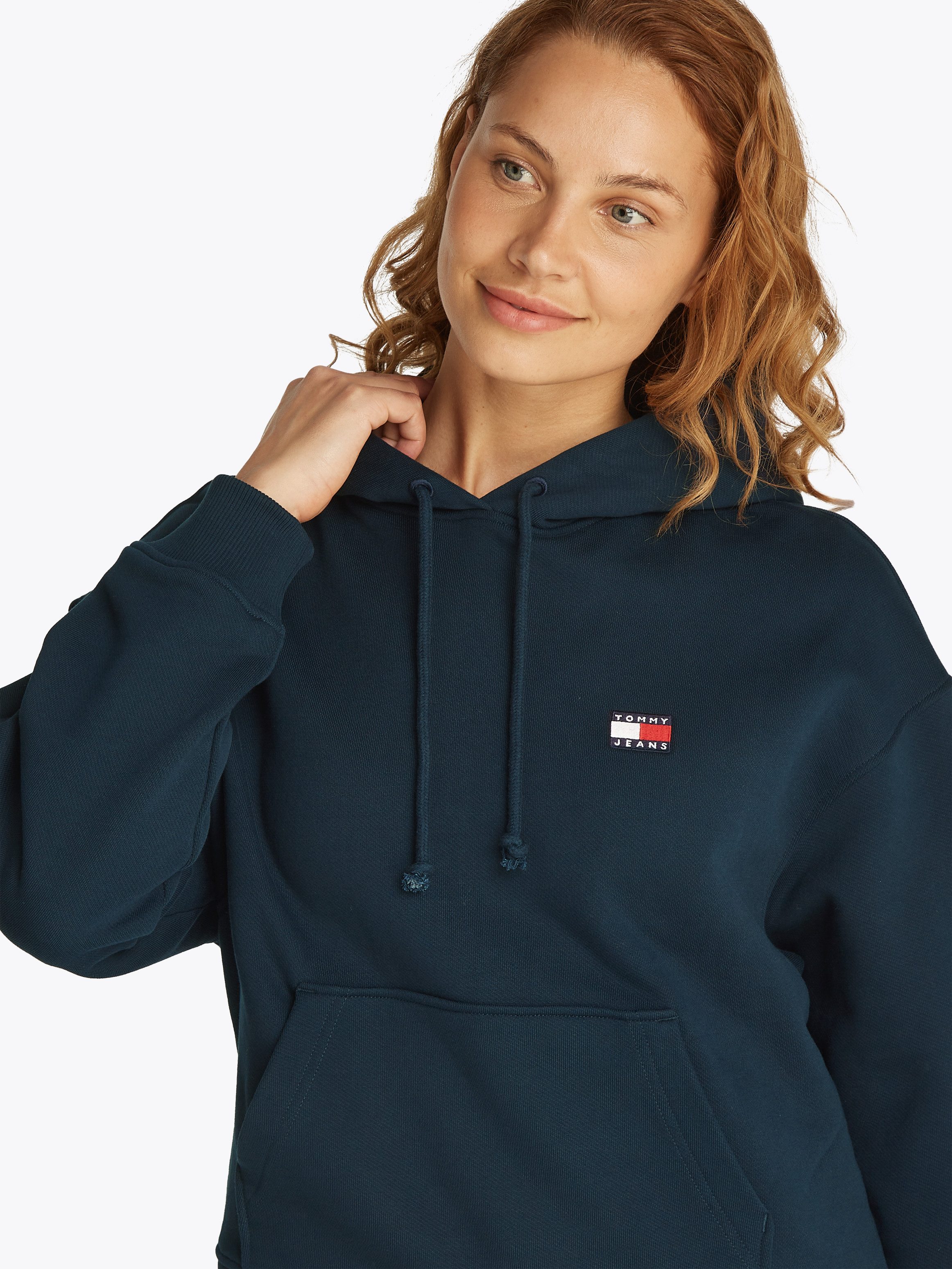 TOMMY JEANS Hoodie TJW BXY BADGE HOODIE EXT