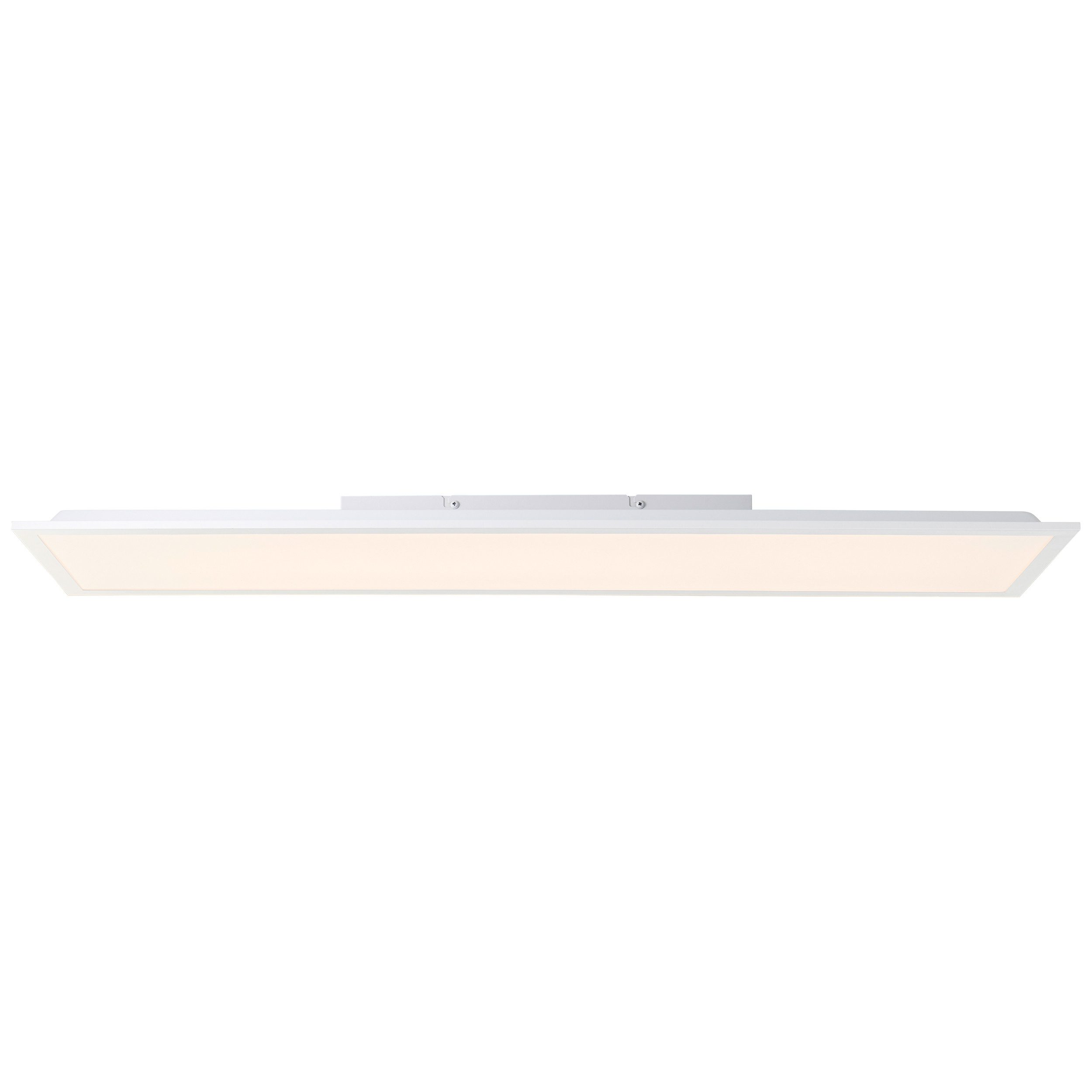 Brilliant Leuchten Led-paneel Briston 25 x 100 cm, 2400 lm, 2700 k, 24 w, aluminium, wit
