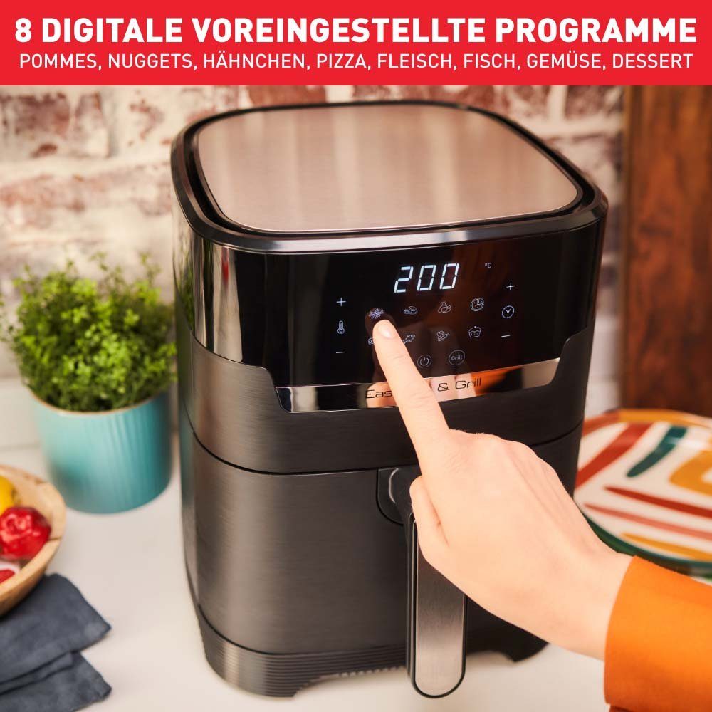 Tefal Airfryer Easy Fry & Grill Precision Heteluchtfriteuse & grill, display, 4,2 L, 8 programma's, EY5058
