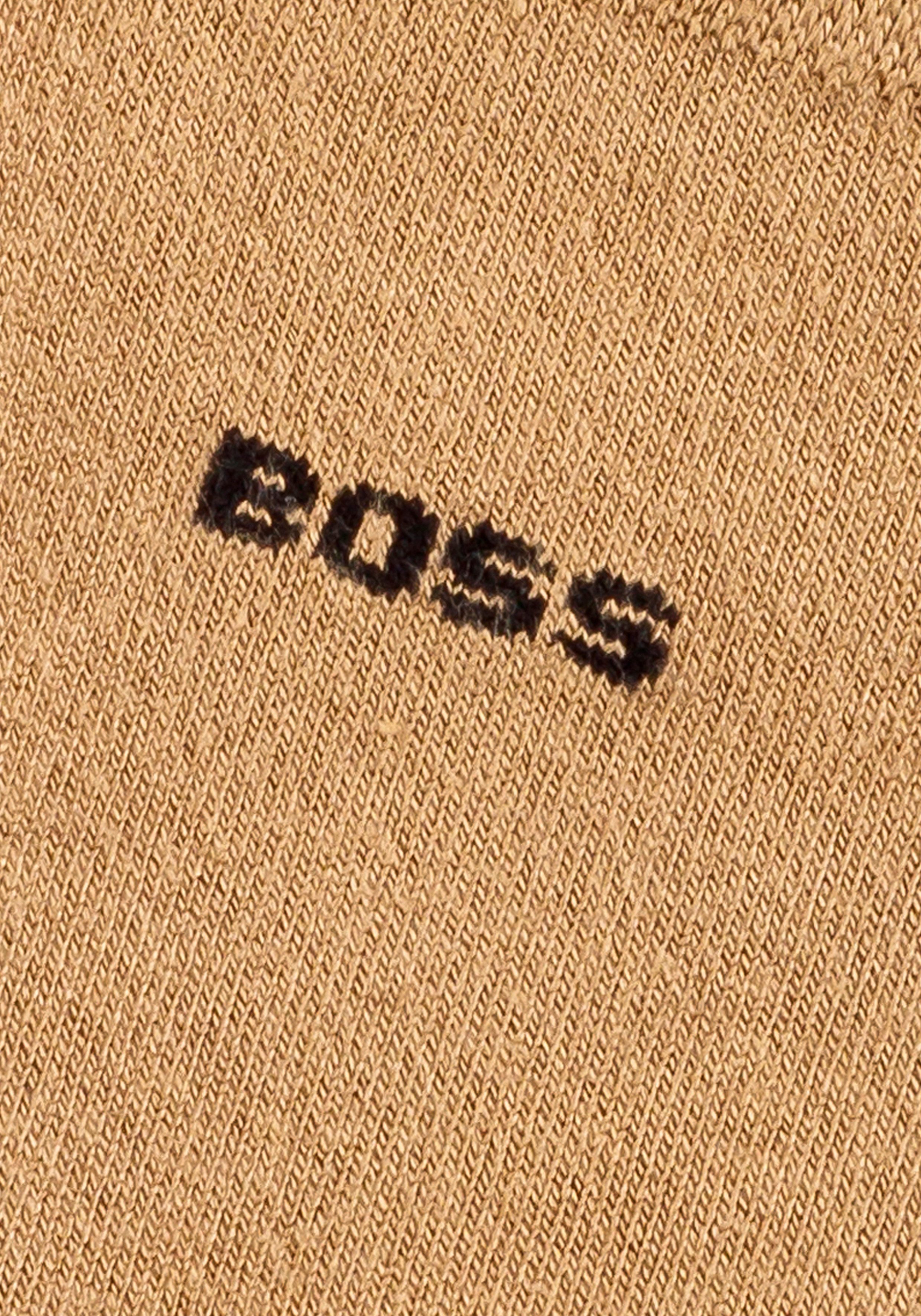 BOSS Business-sokken 2P RS Bamboo 1027 met gebreide boorden (set 2 paar)