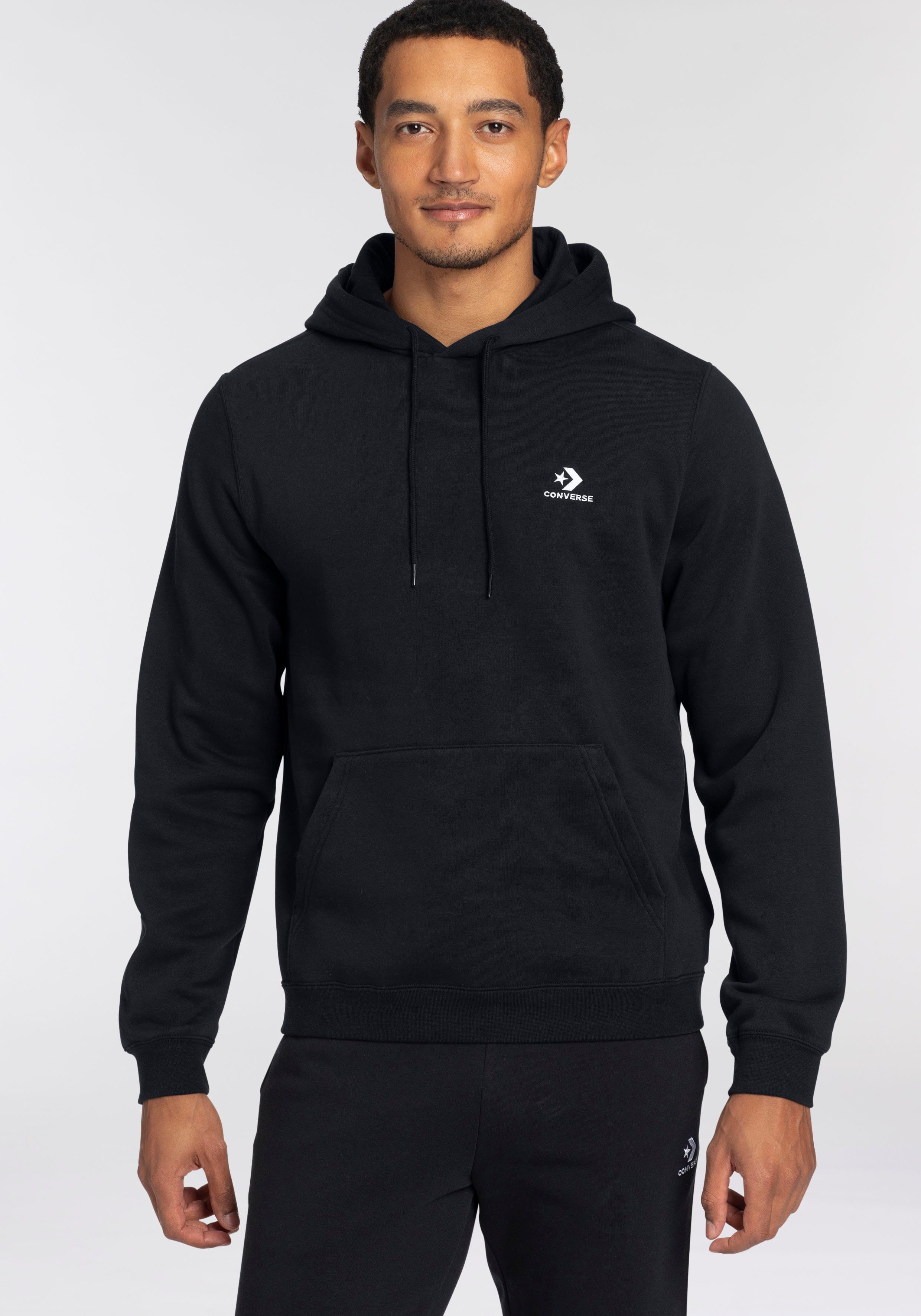Converse Hoodie EMBROIDERED STAR CHEVRON BRUSHED BACK FLEECE HOODIE (1-delig)