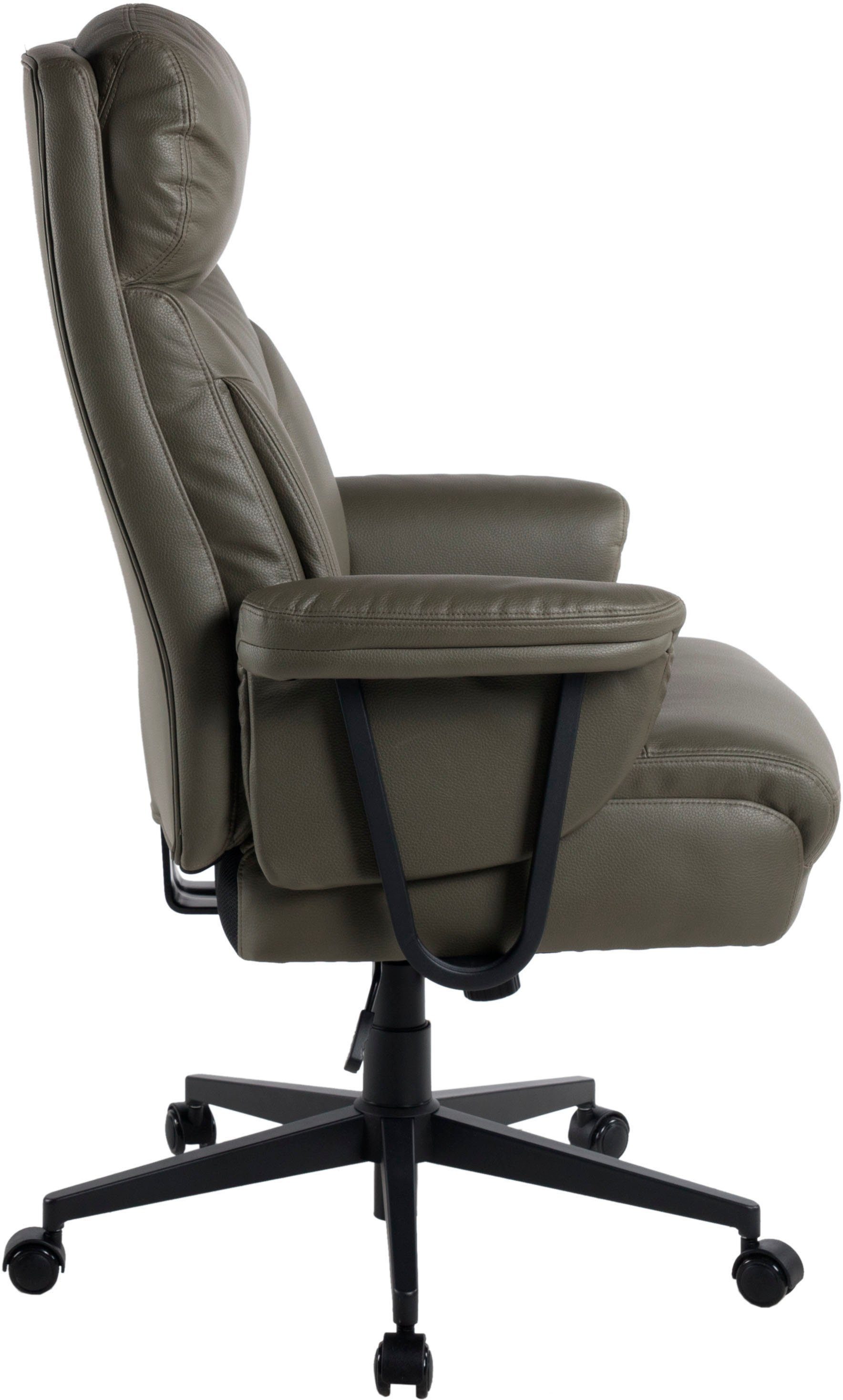 Duo Collection Bureaustoel Tiago XXL Belastbaar tot 150 kg, pocketveren kern in de zitting