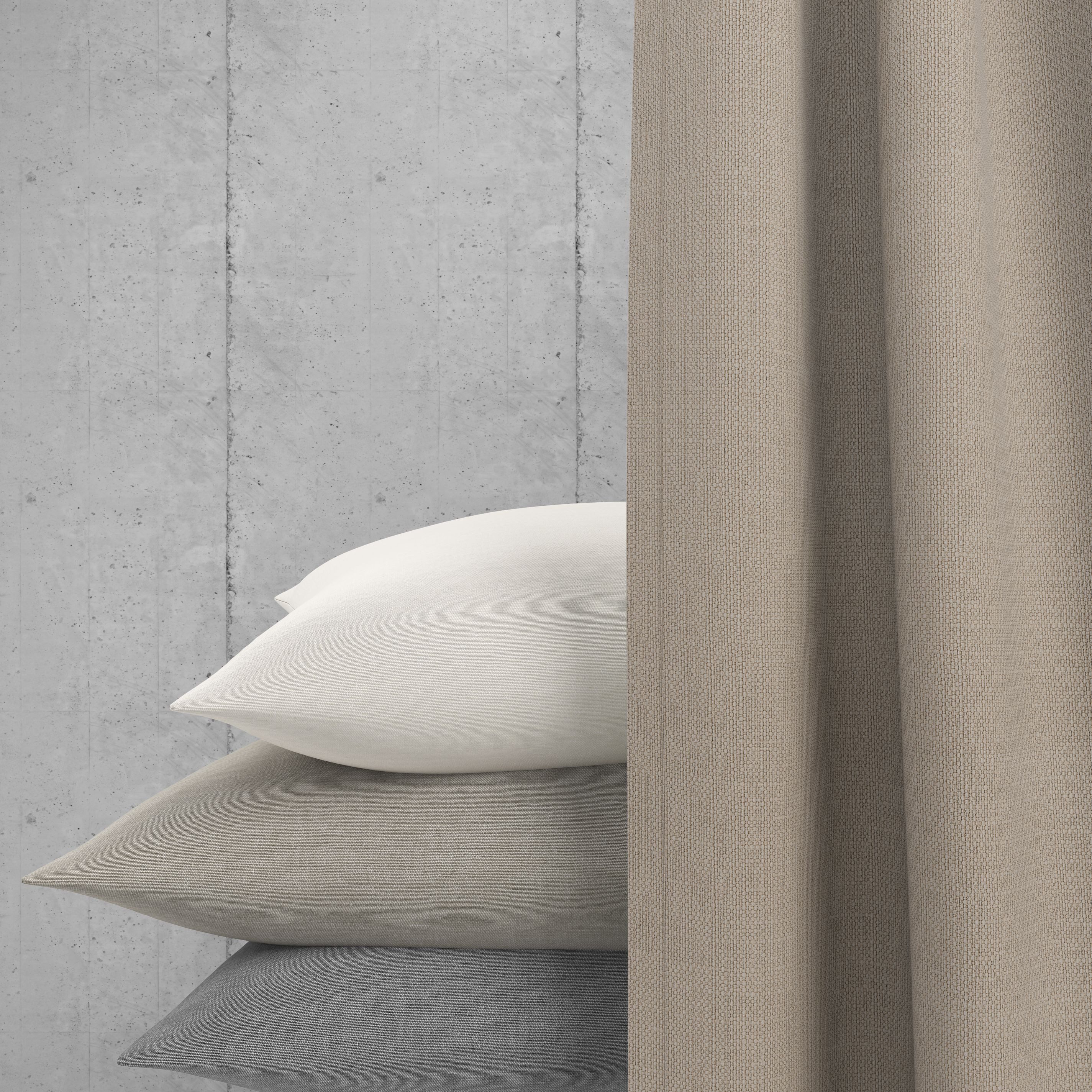 Neutex for you! Gordijn Linessa Sjaal met verborgen lussen, breedte 137 cm, op maat (1 stuk)