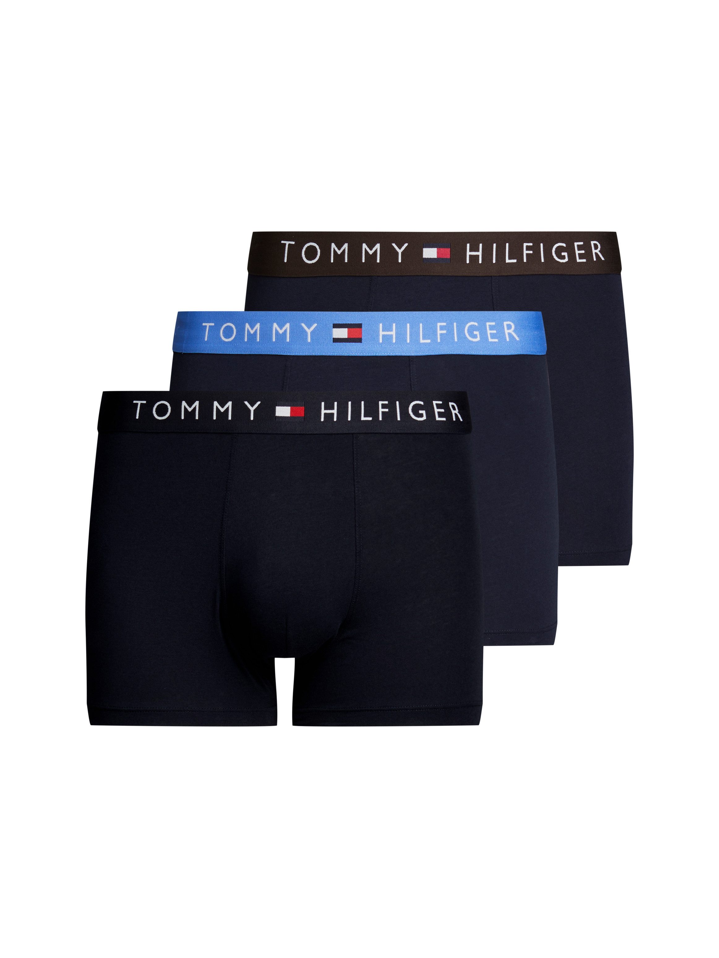 Tommy Hilfiger Boxershort met elastische band met logo in een set van 3 stuks