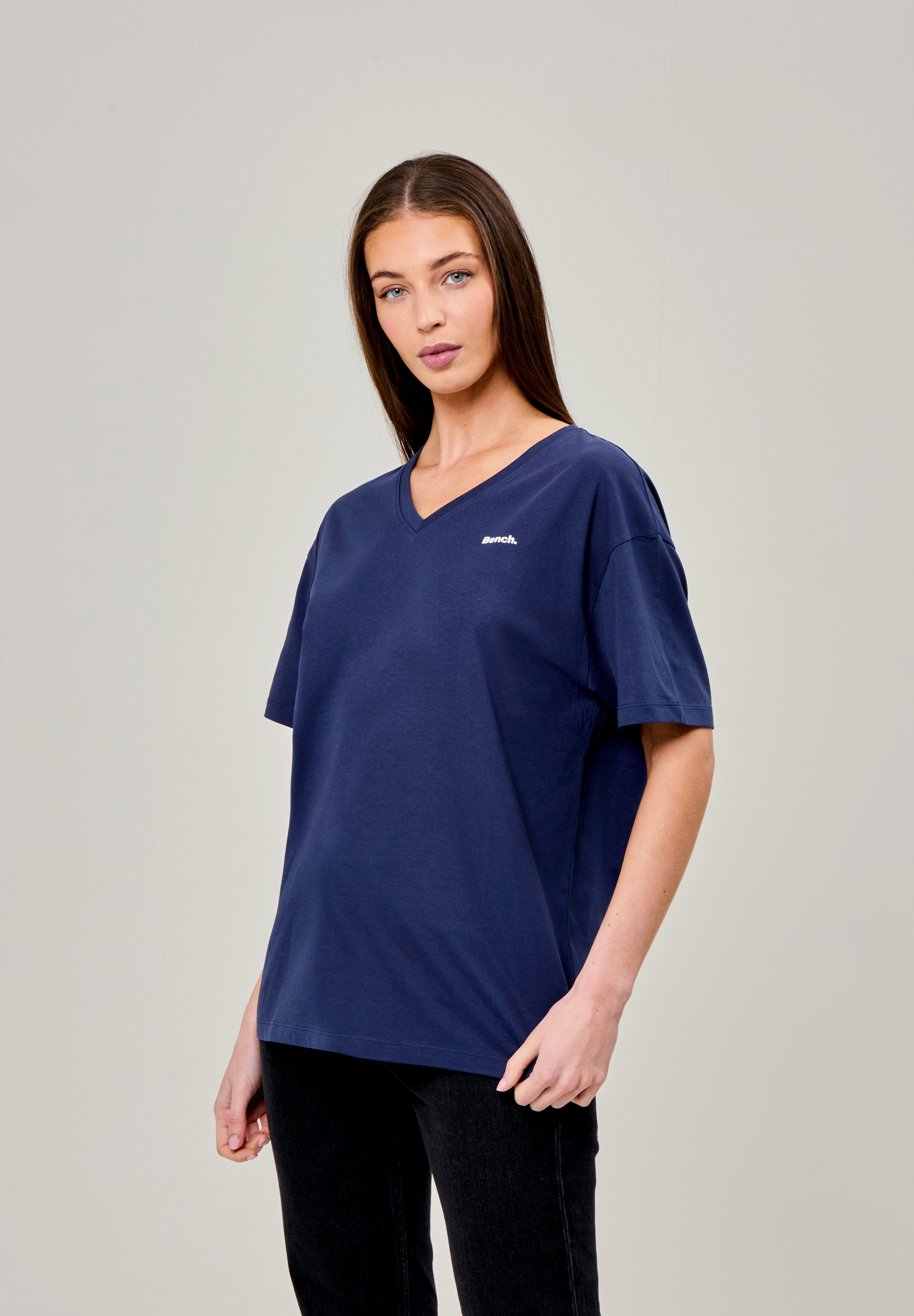 Bench. Shirt met V-hals HAIZEL