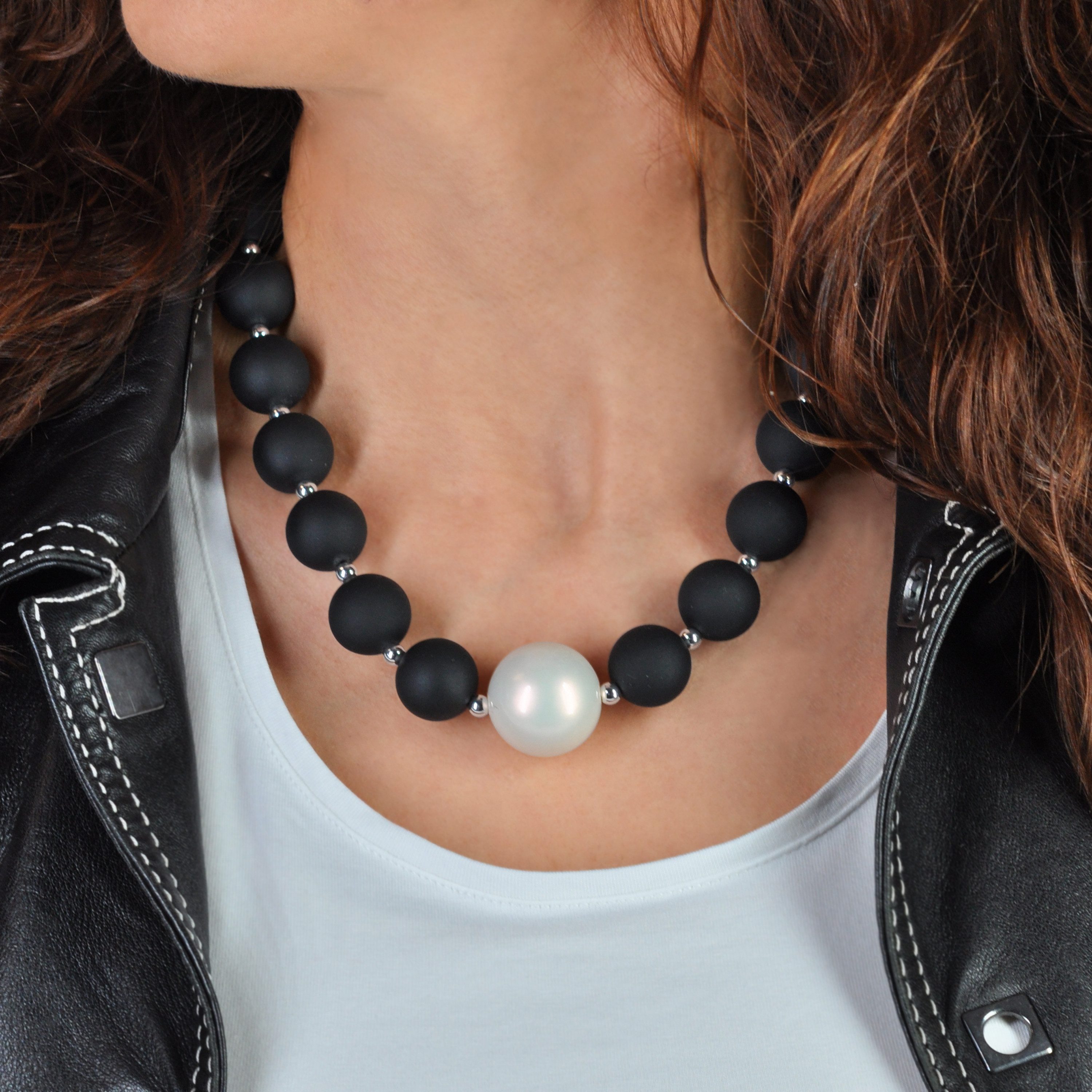 Firetti Statement-ketting Sieraden cadeau Big mother of pearl