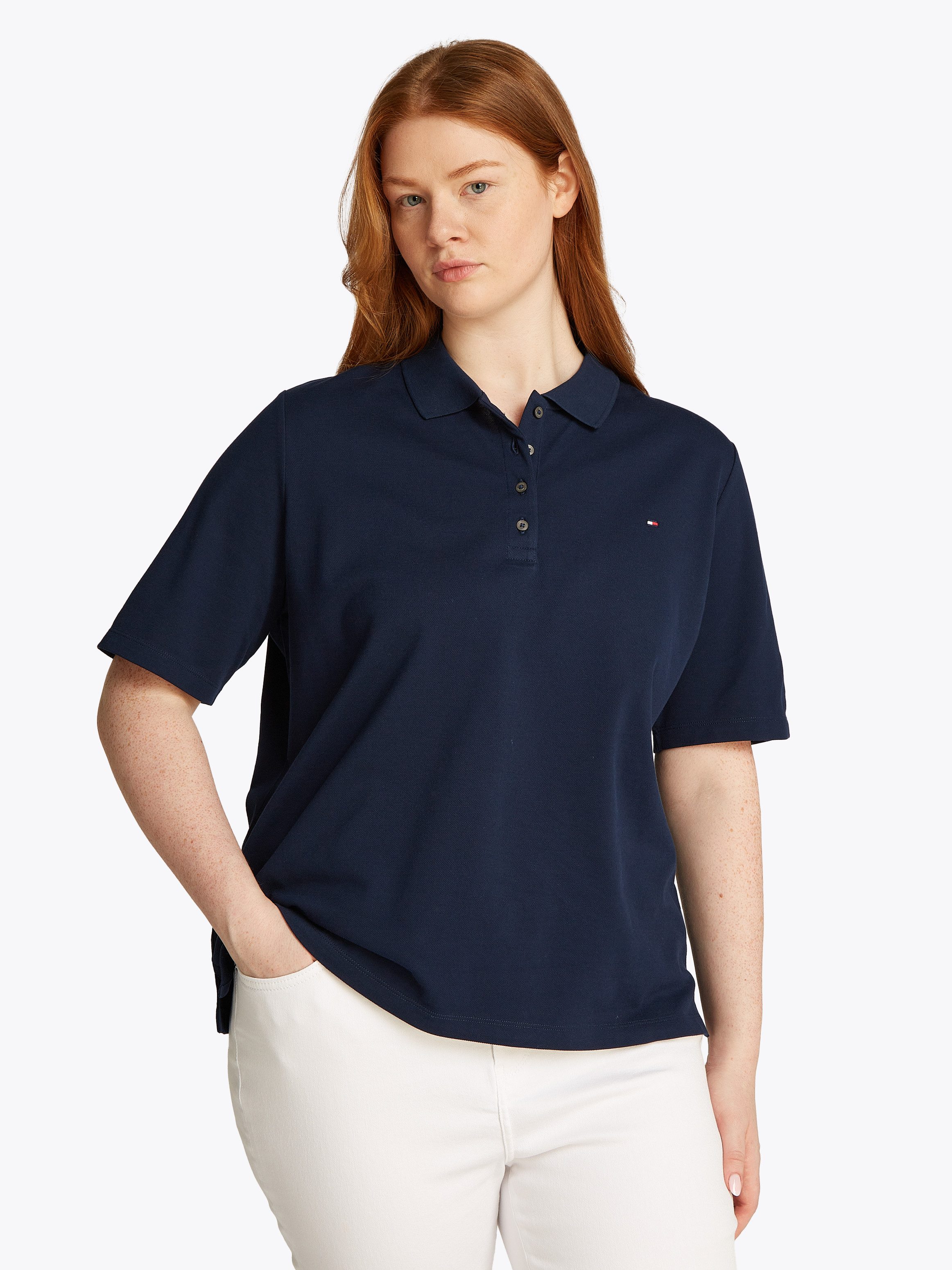 Tommy Hilfiger Curve Poloshirt CRV 1985 REG PIQUE POLO SS