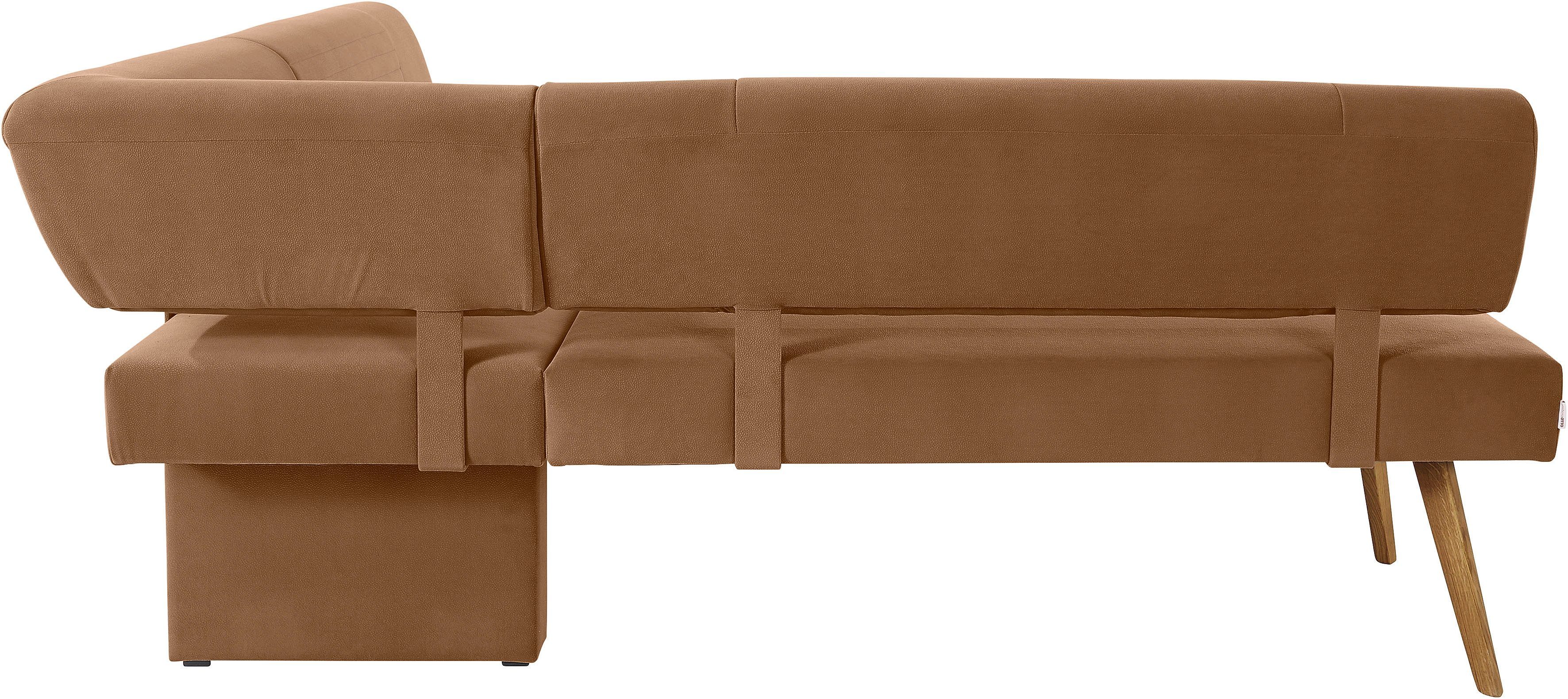 OTTO products Hoekbank Alessja Breedte lange zijde 192 of 212 cm, frame van massief eiken