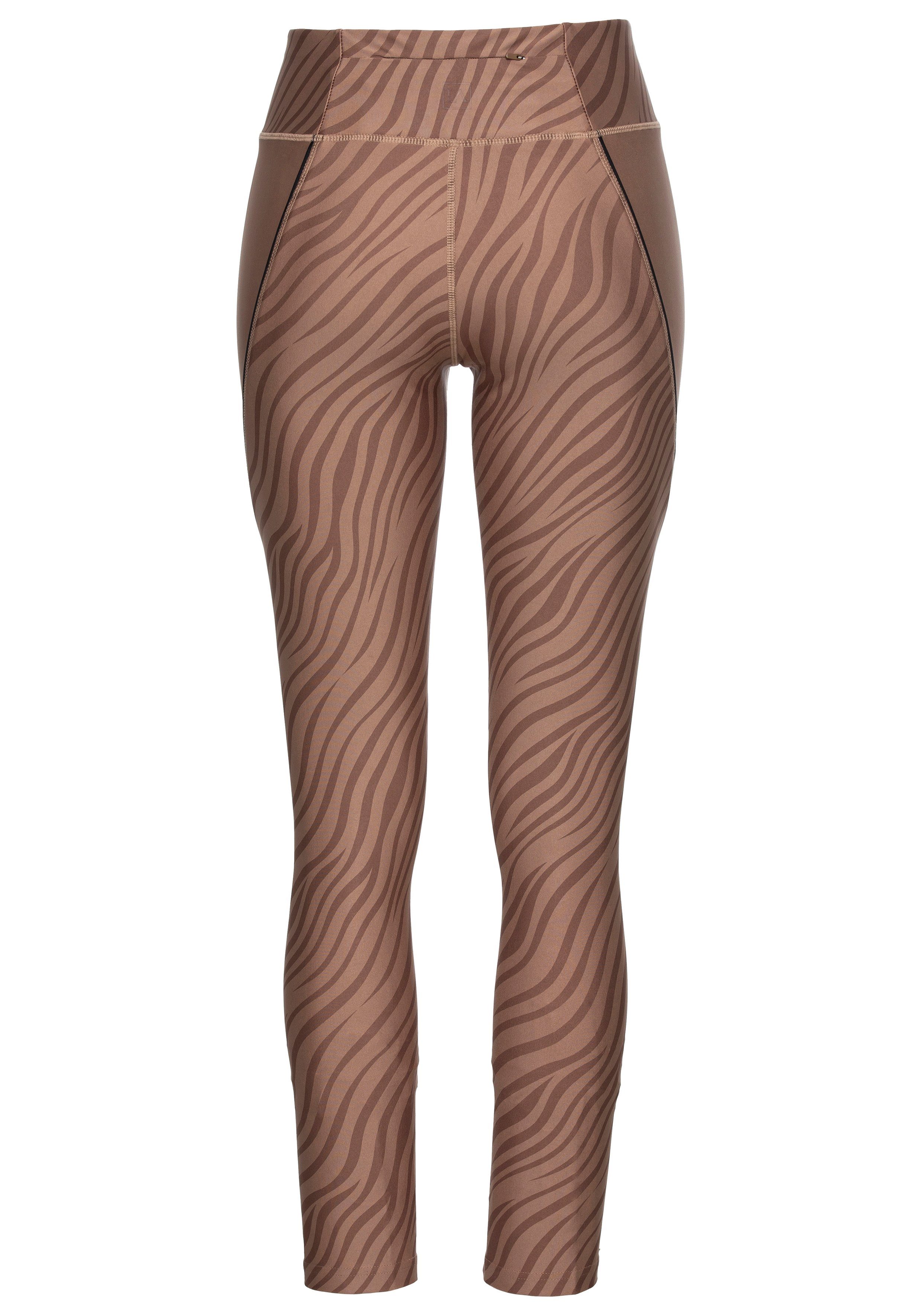 active by Lascana Legging -Sportleggings met zebramotief