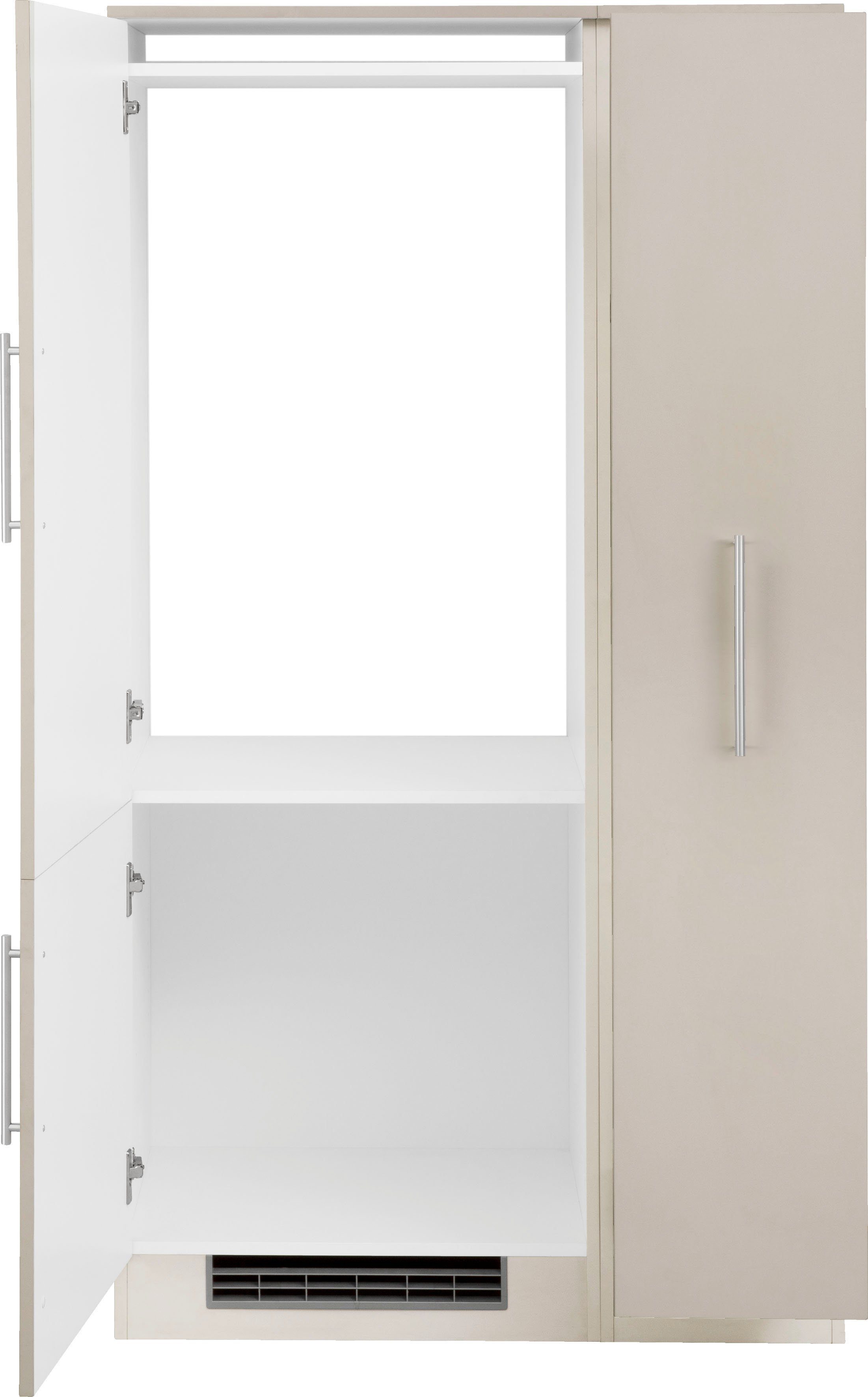 wiho Küchen Keuken Cali Koelombouwkast met opbergruimte, optioneel met elektrische apparaten, breedte 90 cm