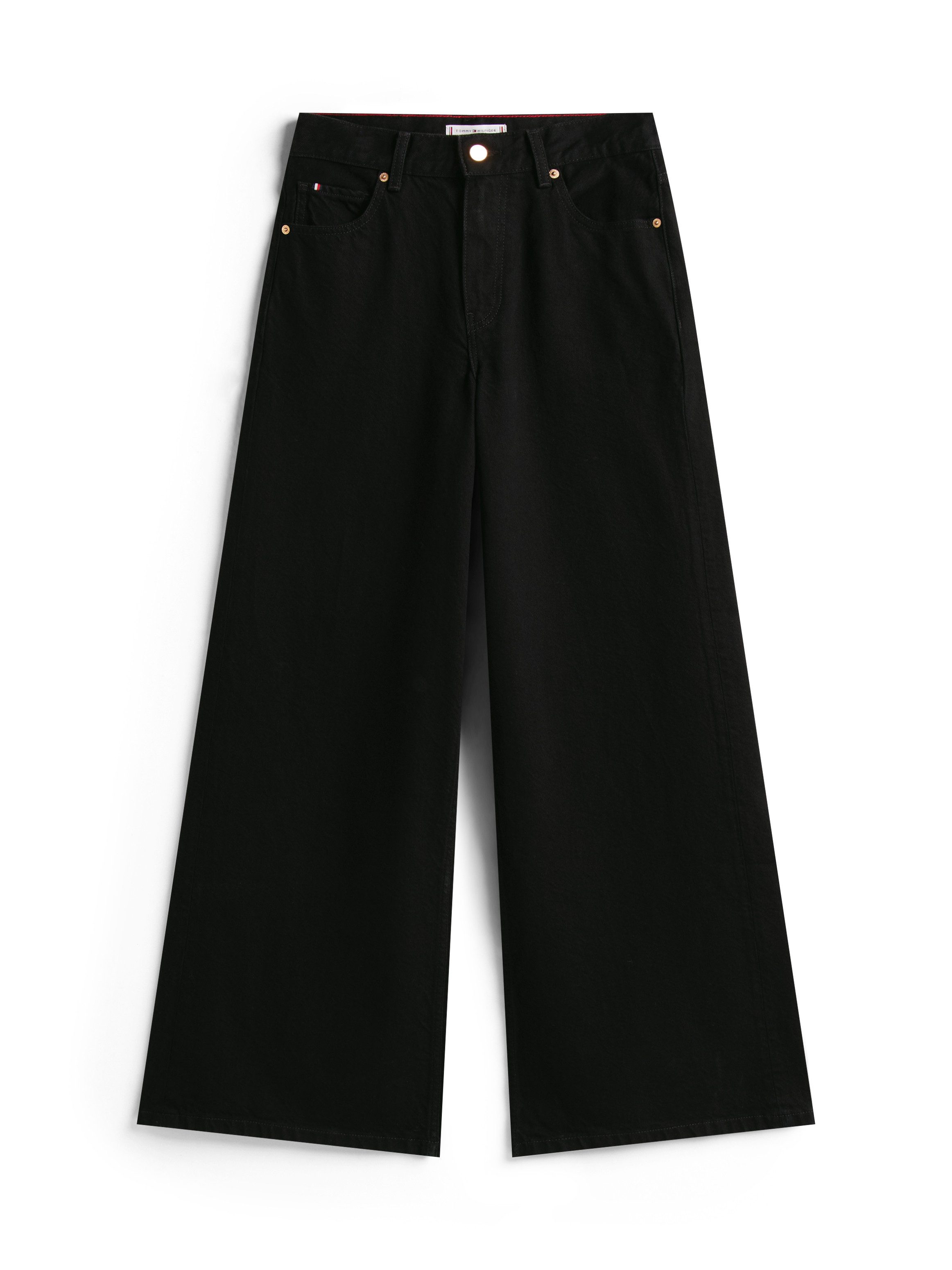 Tommy Hilfiger High-waist jeans DNM BLACK 70's WIDE LEG HW